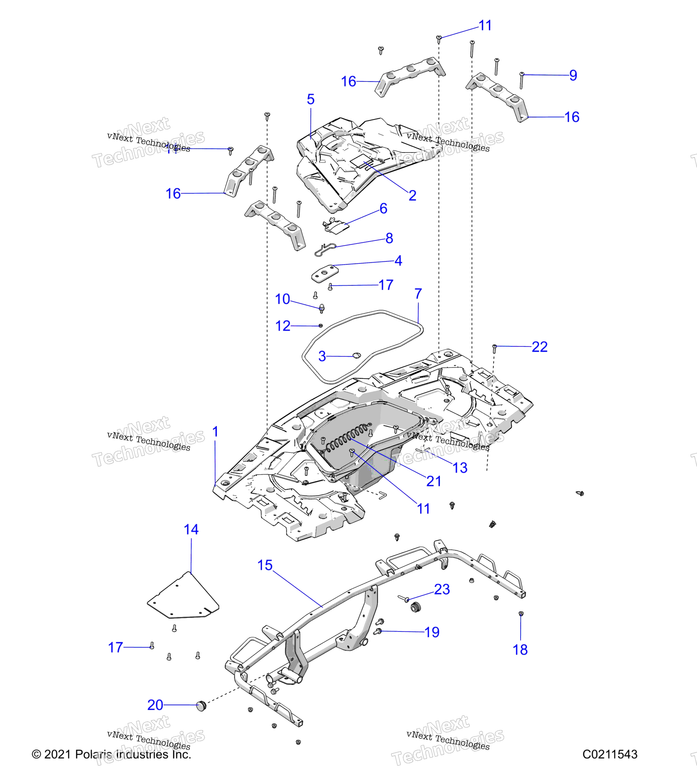 Body, задний полка A23sxa85a6 / A1 / Ea9 / Ag / Am
