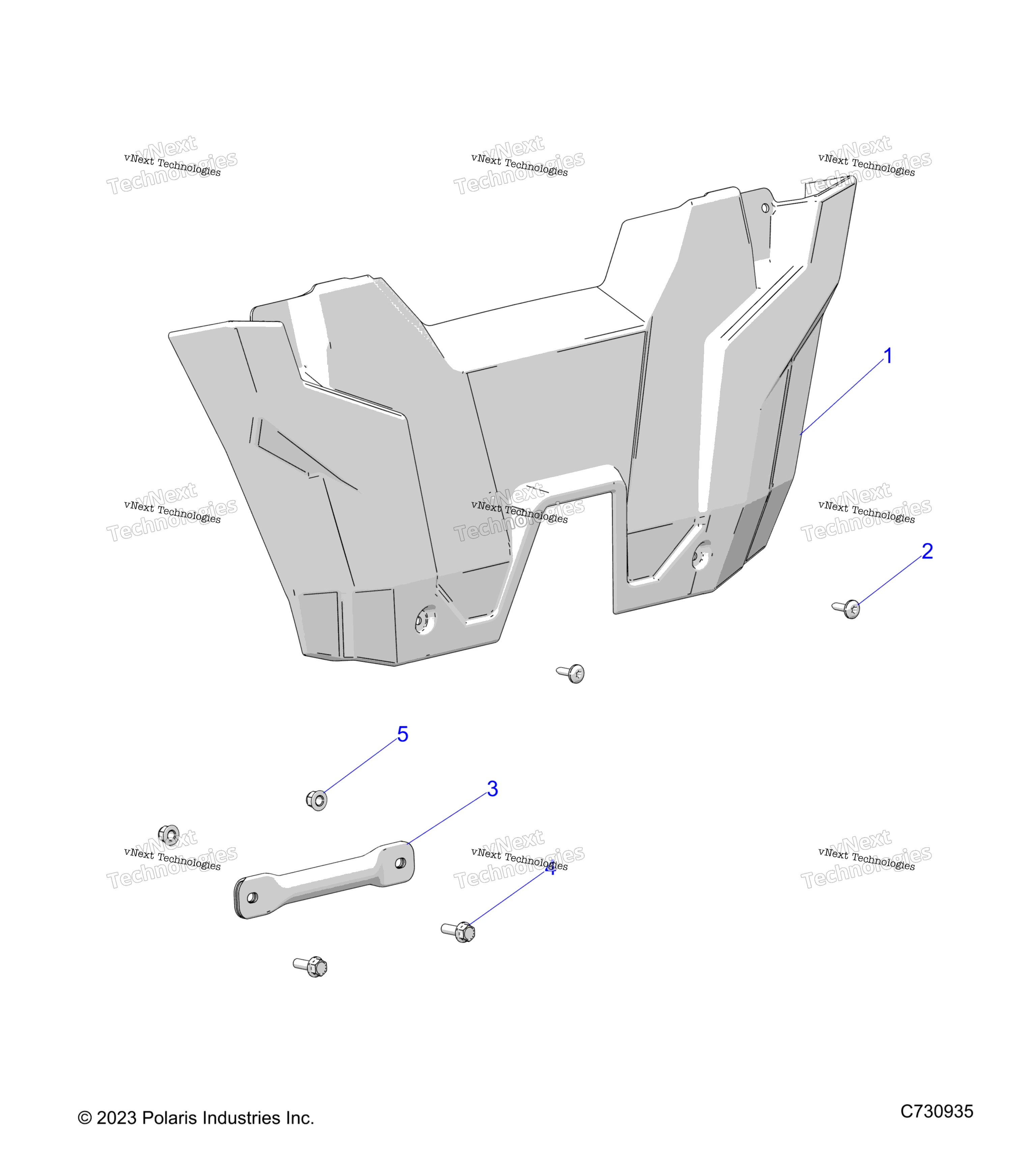 Body, Lower, передний Facia R23taa99a1 / B1