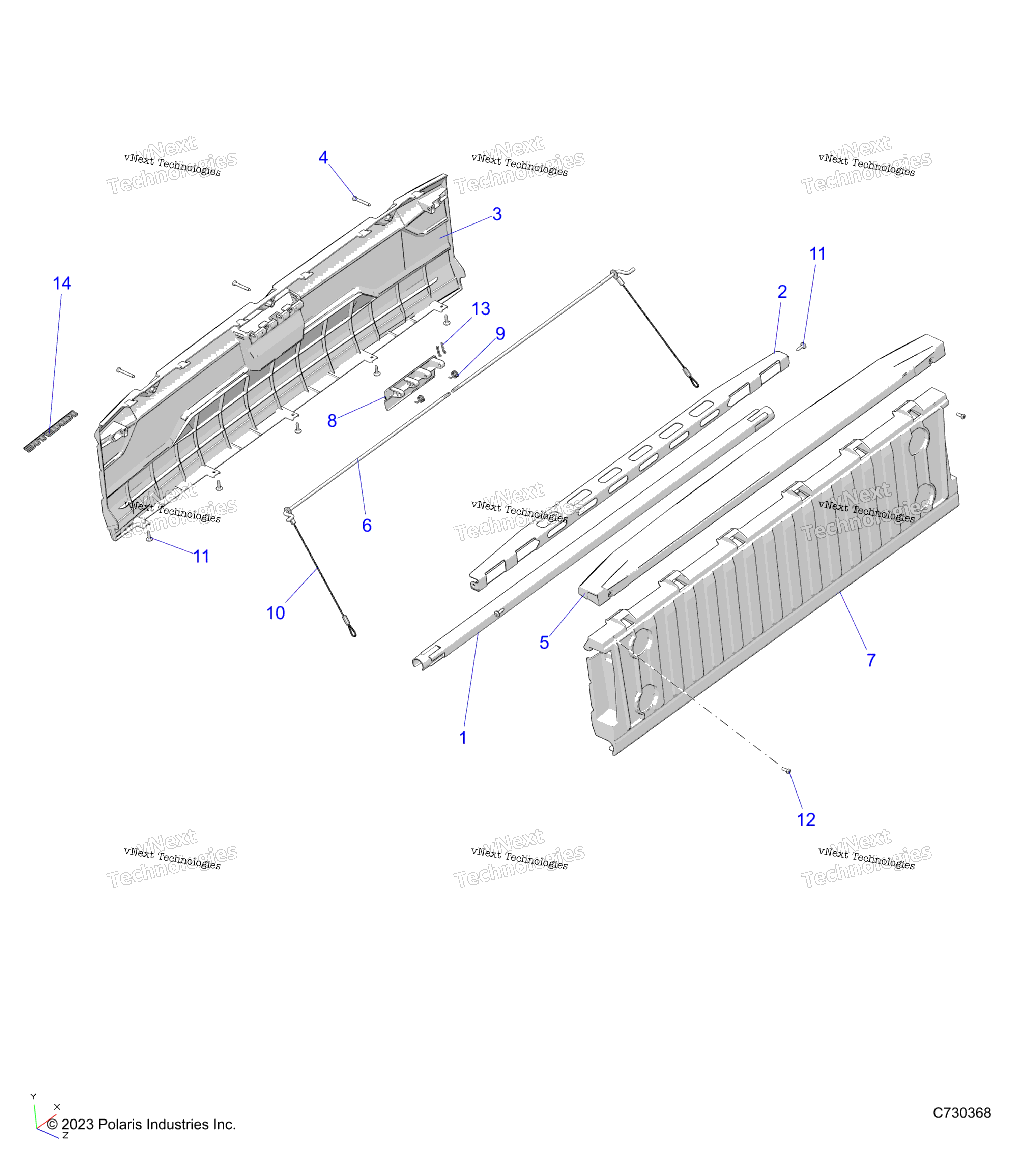 Body, Box, задний борт