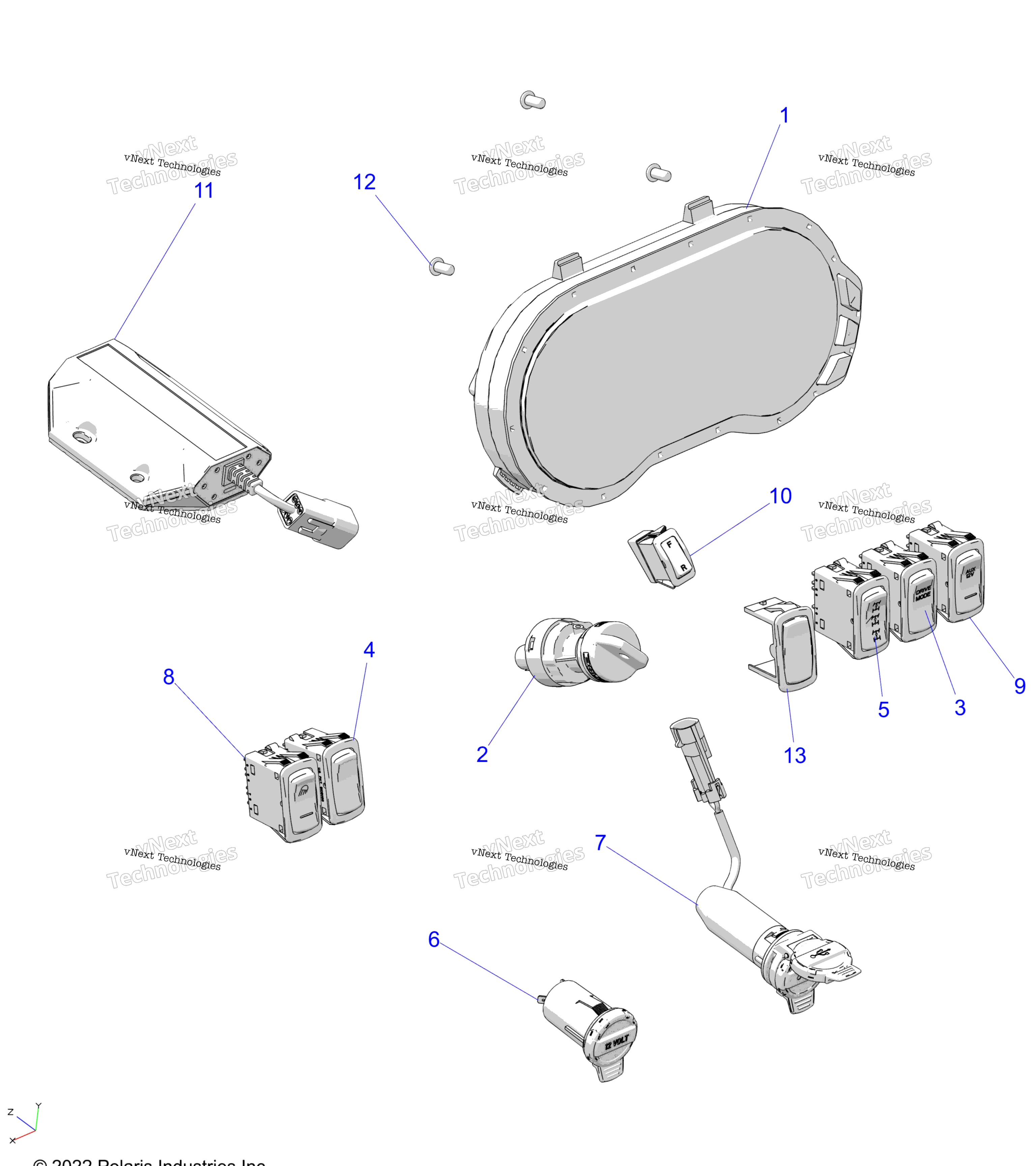 Electrical, панель Instruments