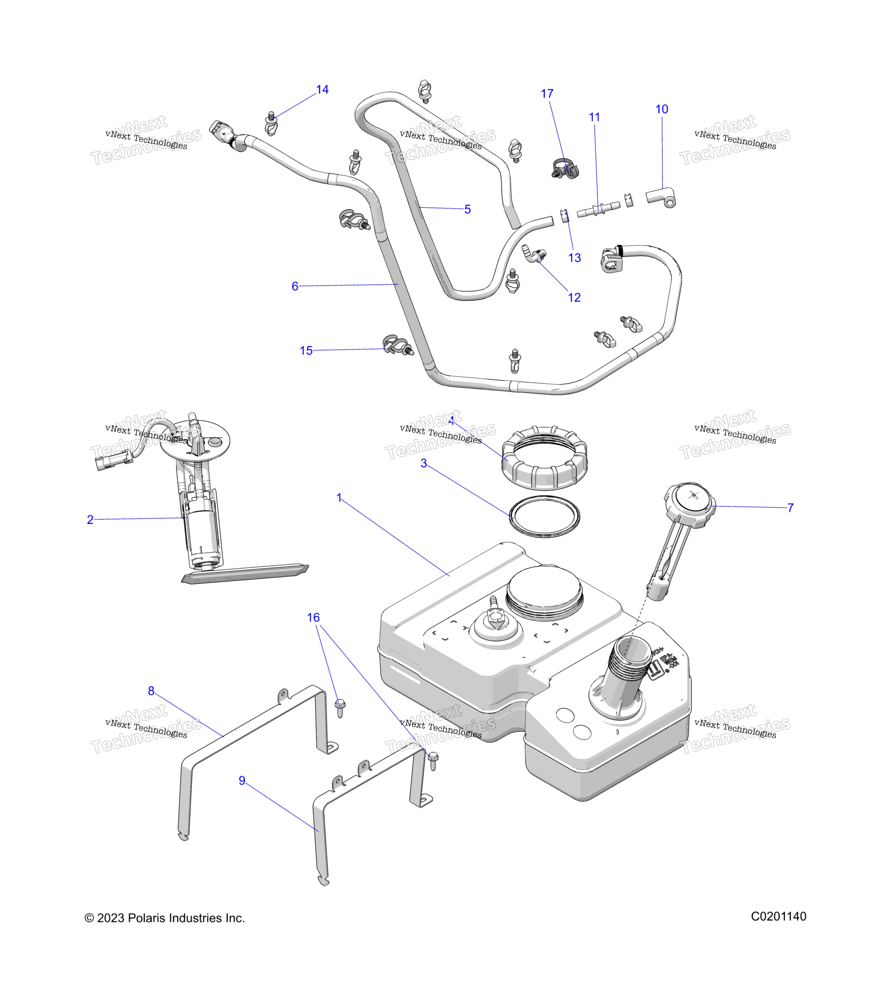 топливный System, топливный бак и Related Z22hce18d5