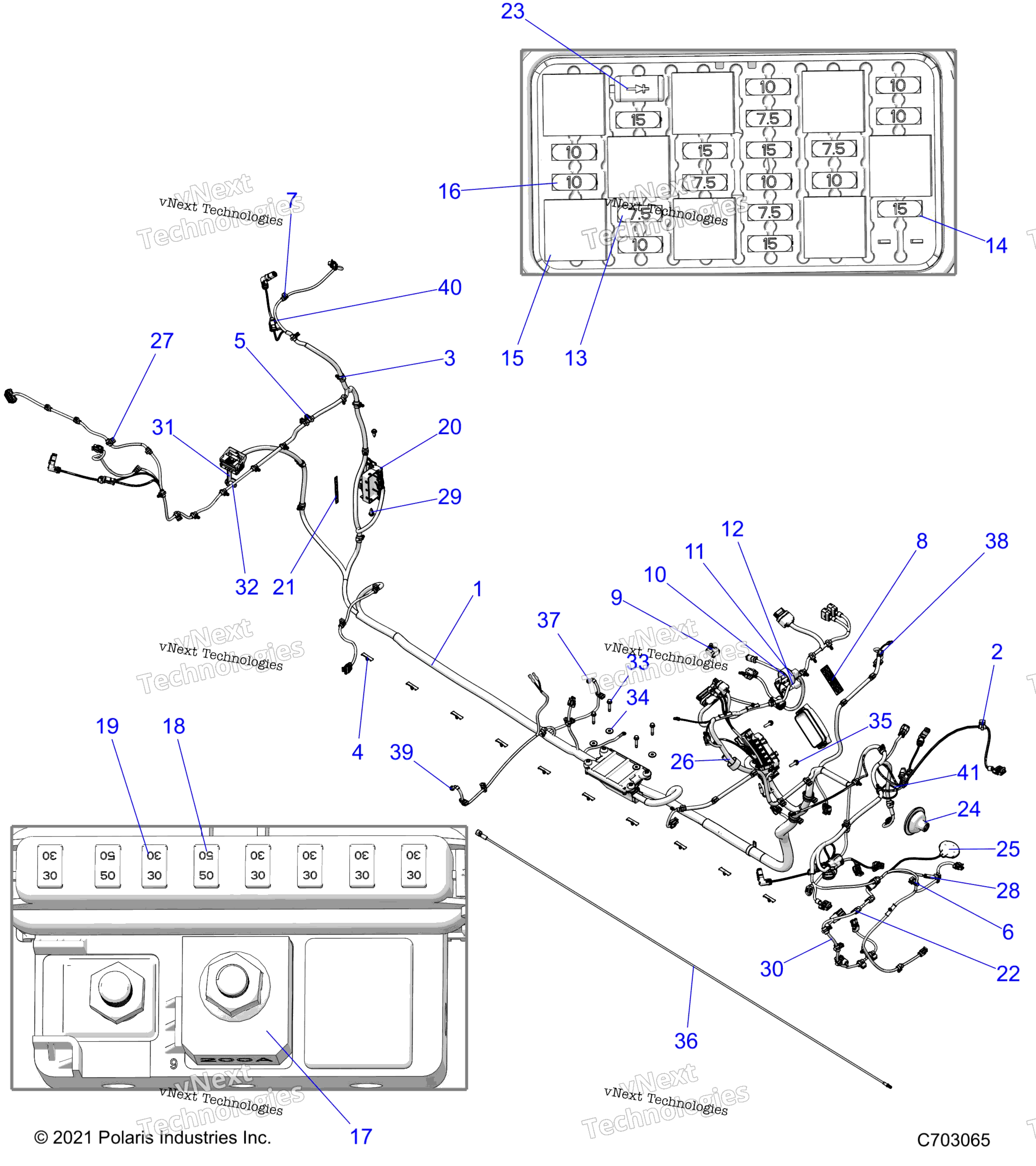 Electrical, провод Harness, Chassis, Premium