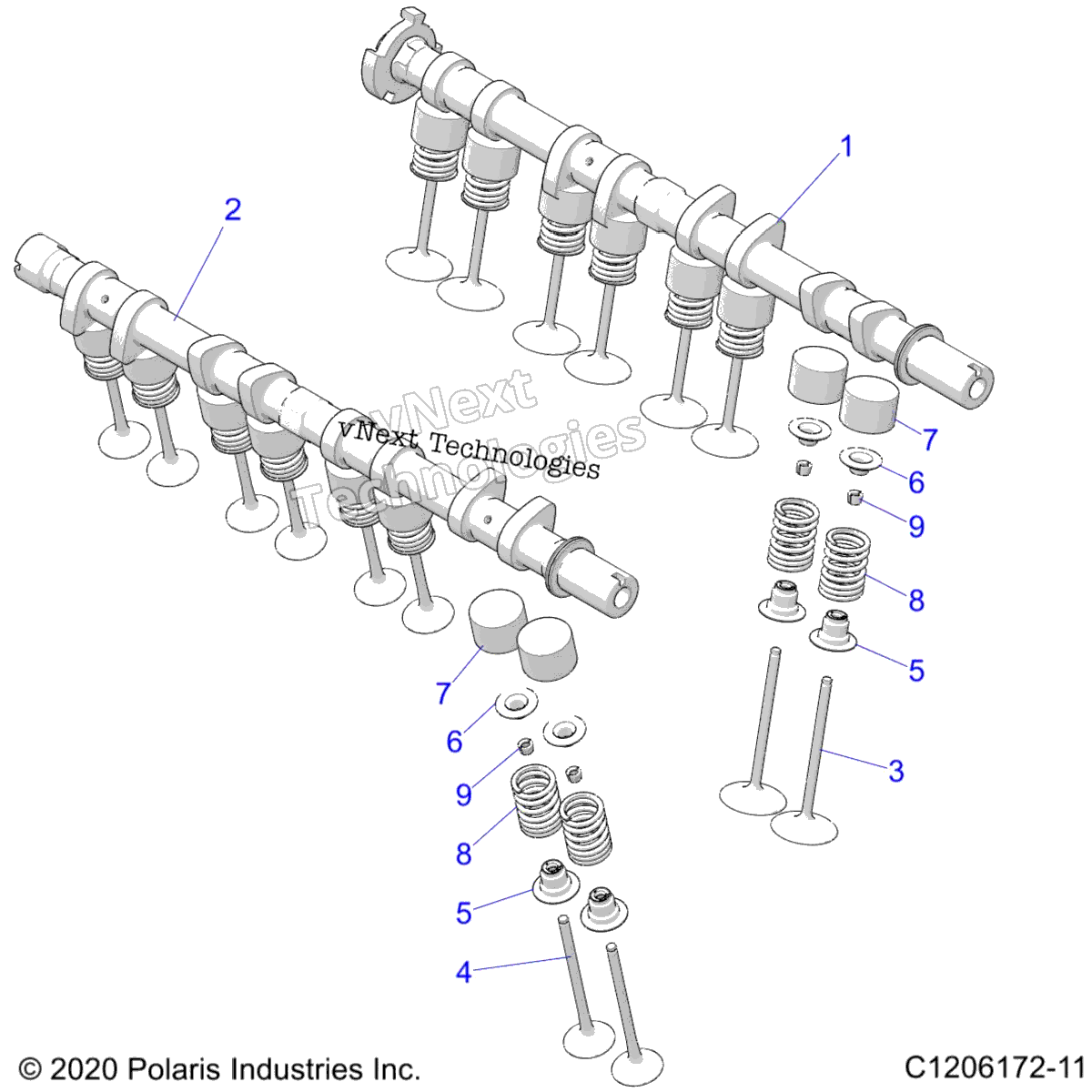 двигатель Valves