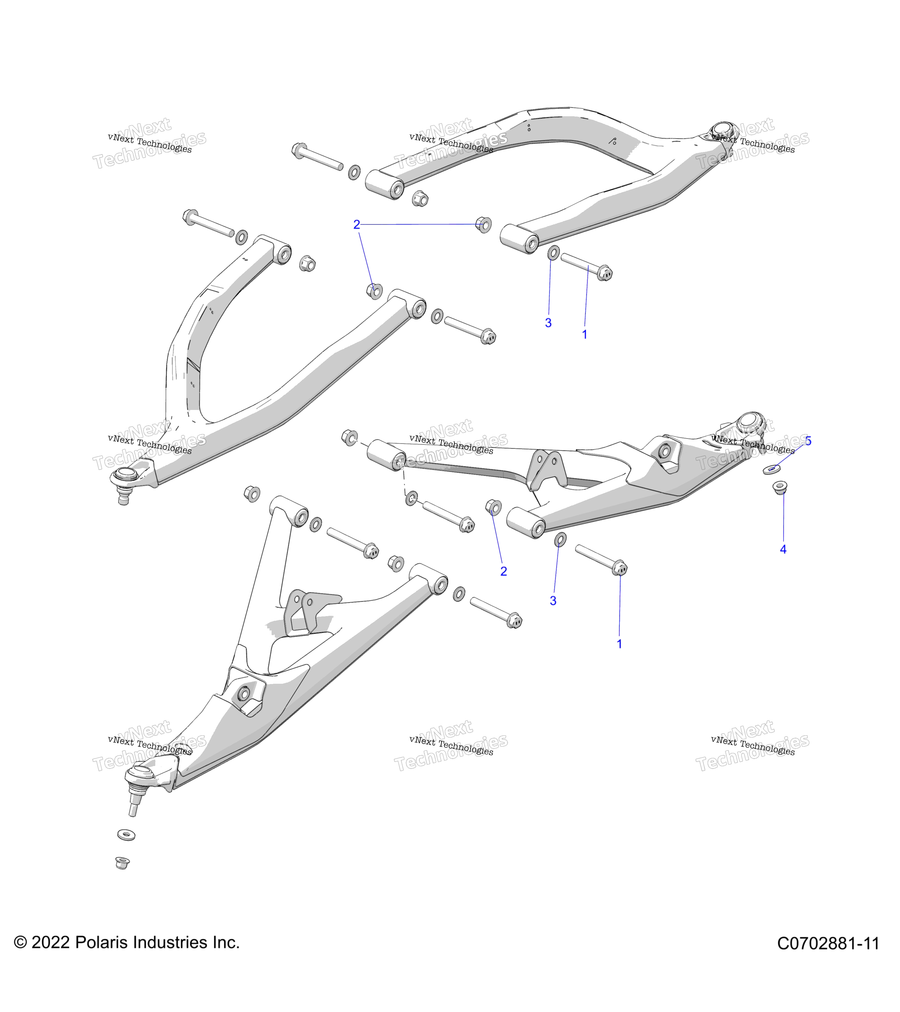 Подвеска, передняя Control Arms Mounting
