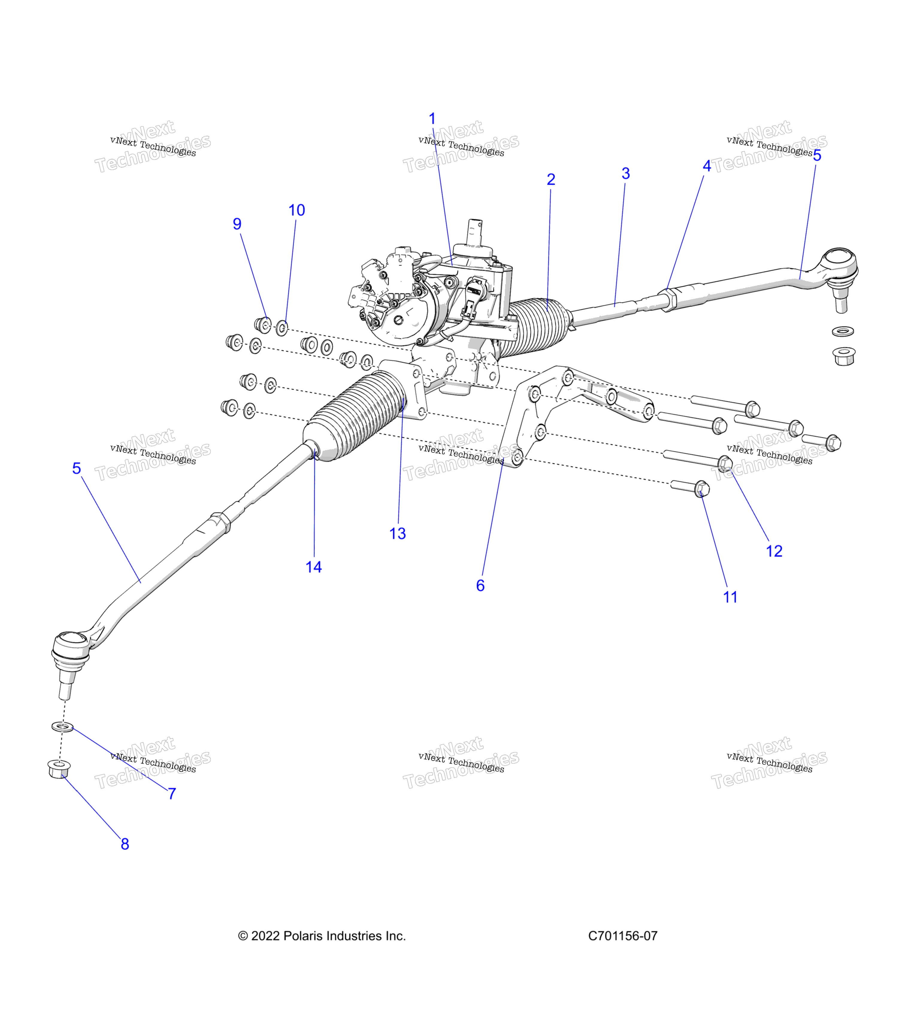 Steering, передача Box W / Eps