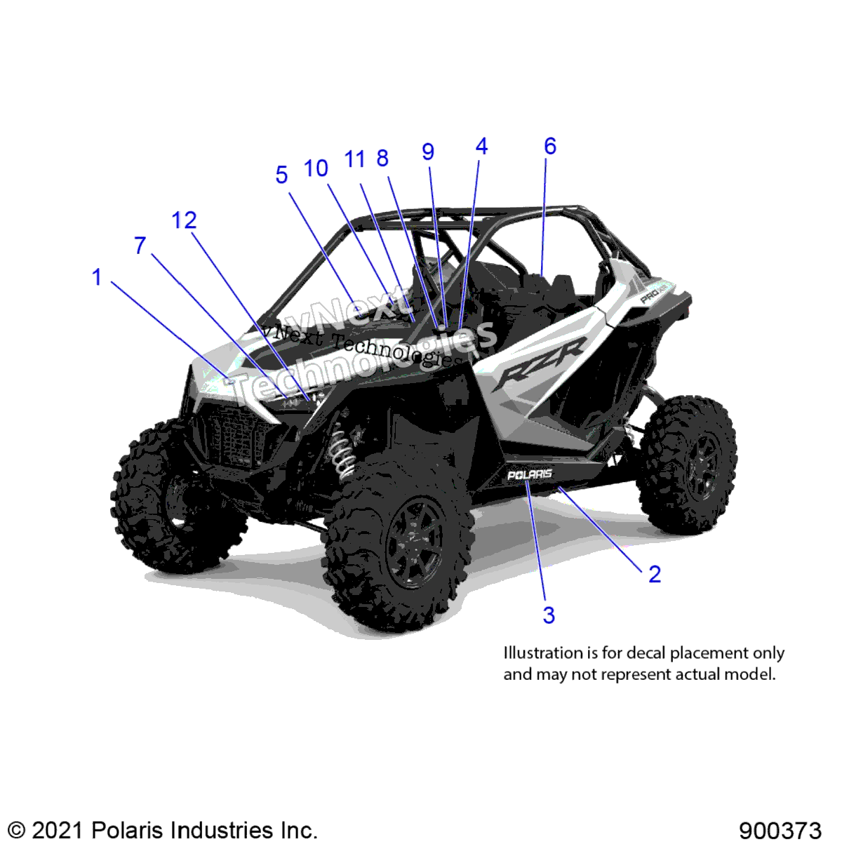 Body, Decals, Standard / Bl / Bl
