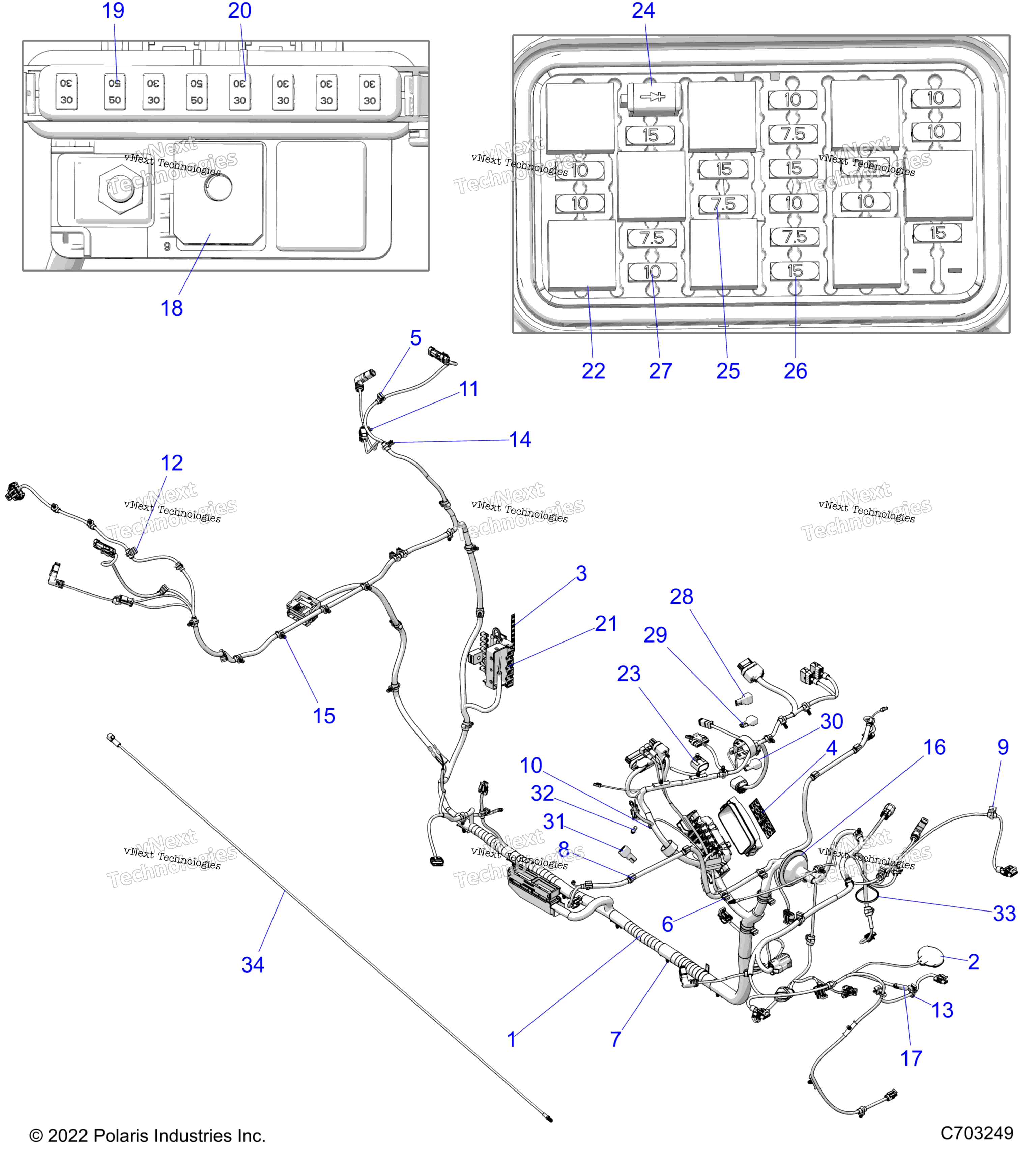 Electrical, провод Harness, Chassis
