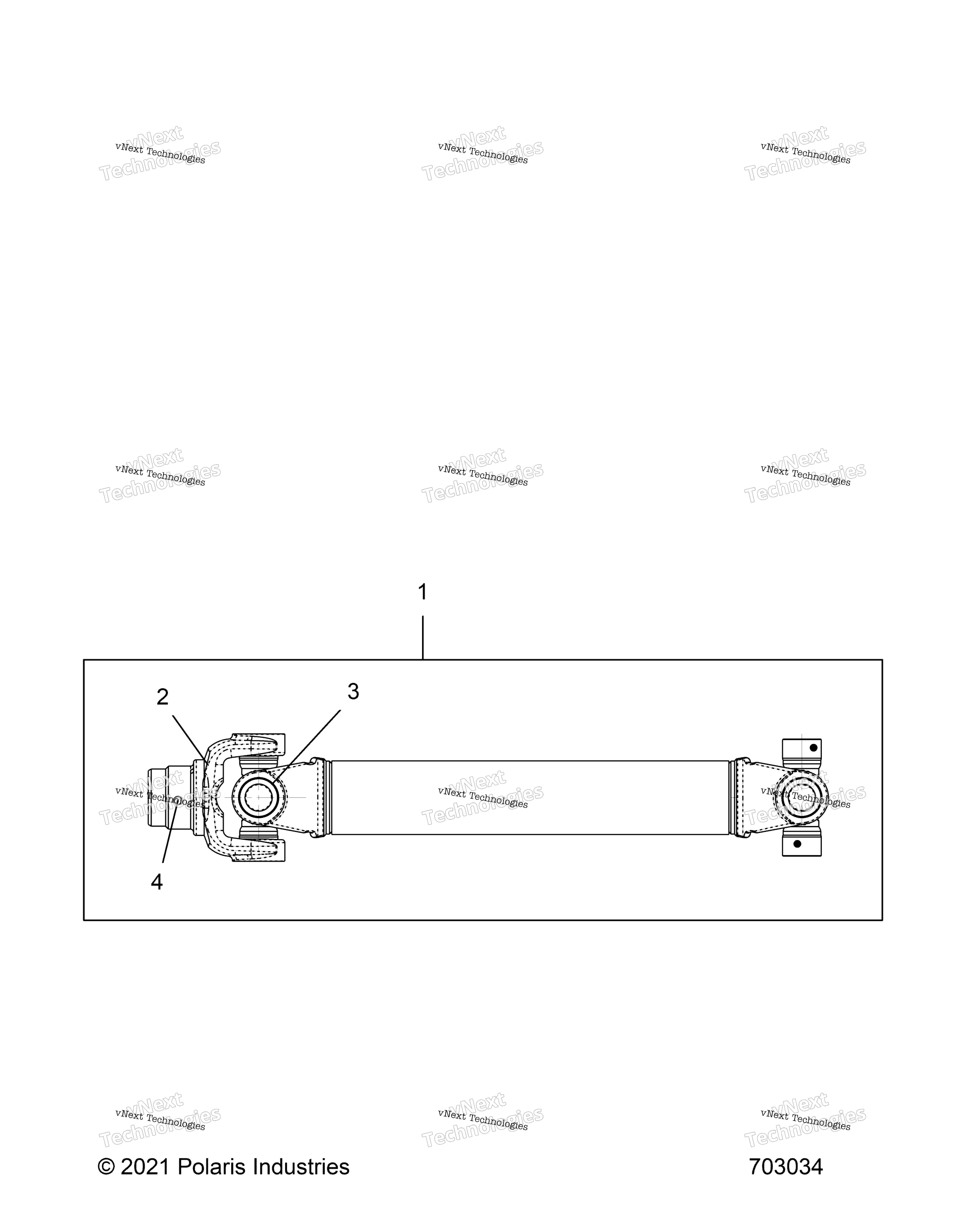Привод Train, Prop Shaft,Rear ()
