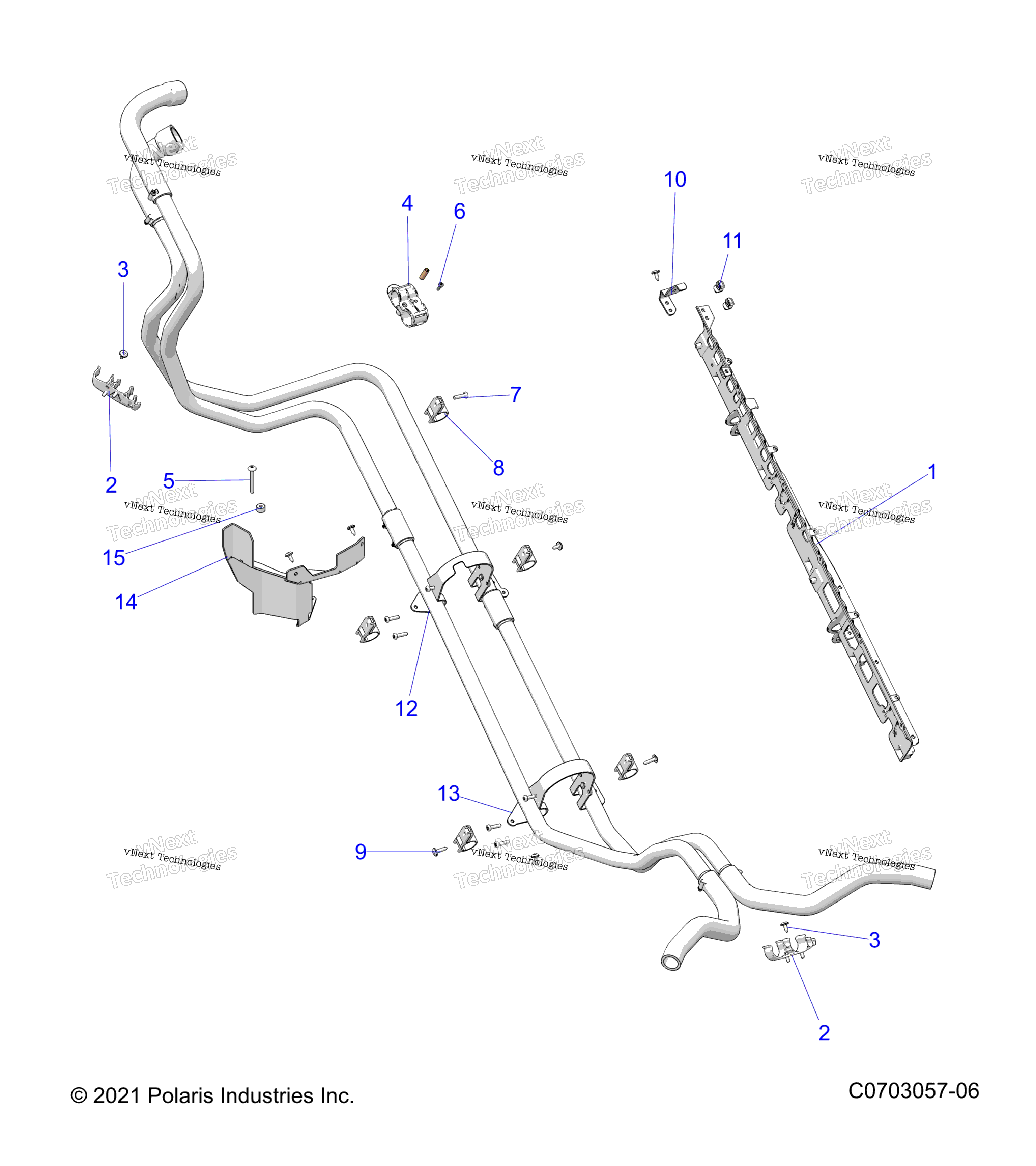 Engine, Cooling, шланг крепление