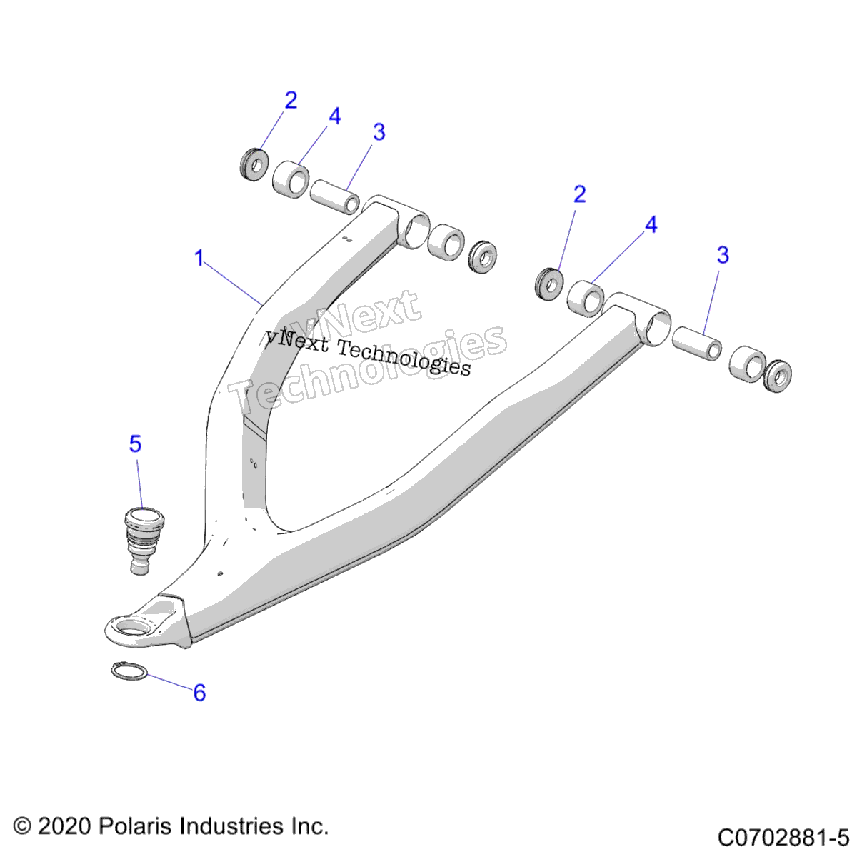 Подвеска, передняя Control Arm Upper