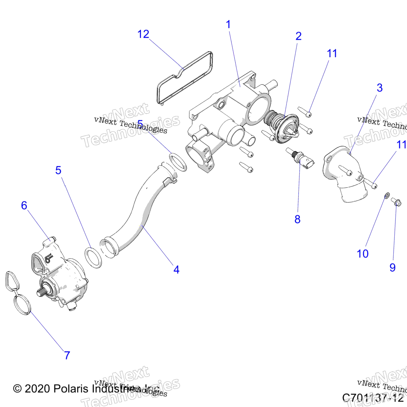 Engine, Waterpump и Related
