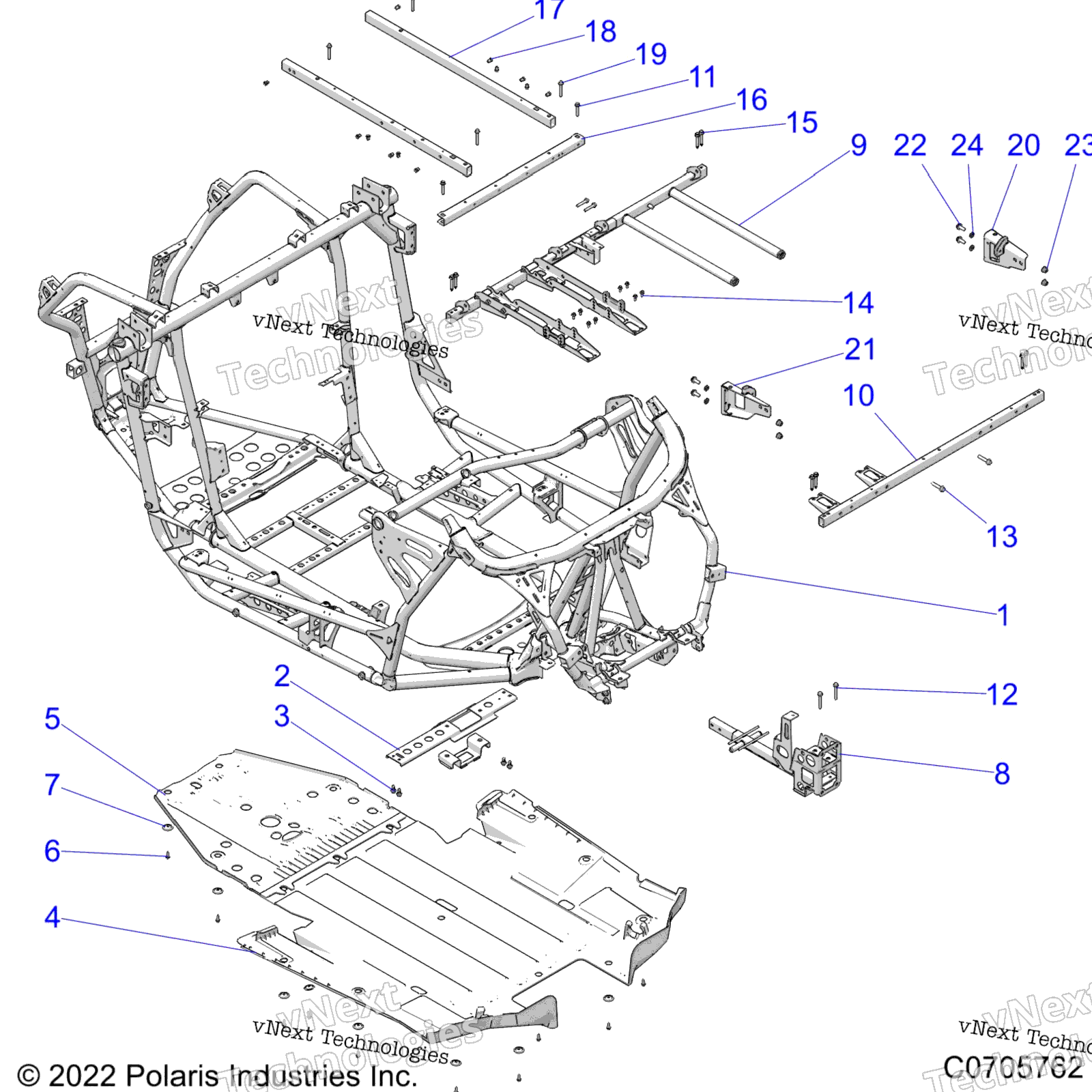 Шасси, основная рама And Skid Plates Z23rab92a/92B