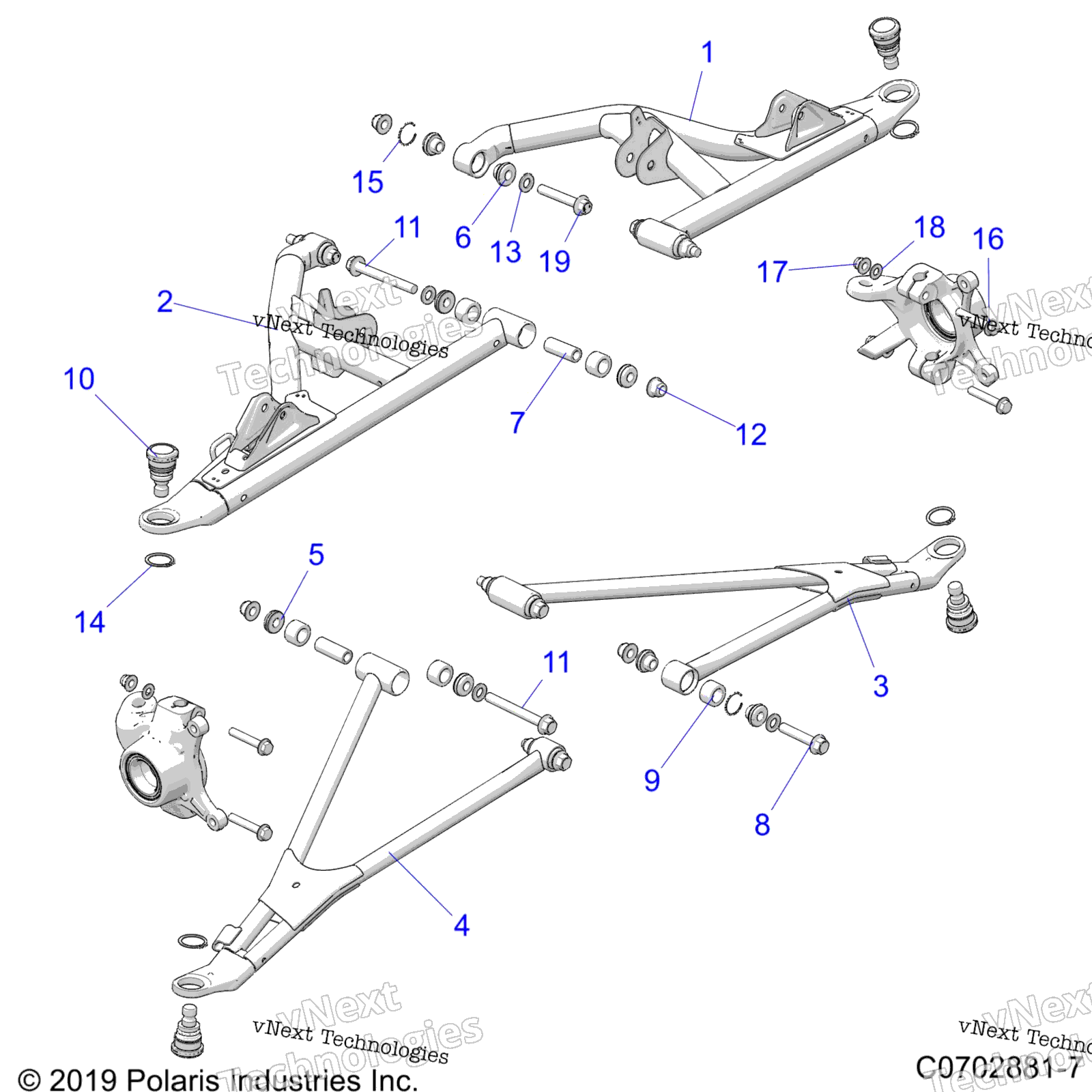 Подвеска, передняя Control Arms Z23rab92a/92B