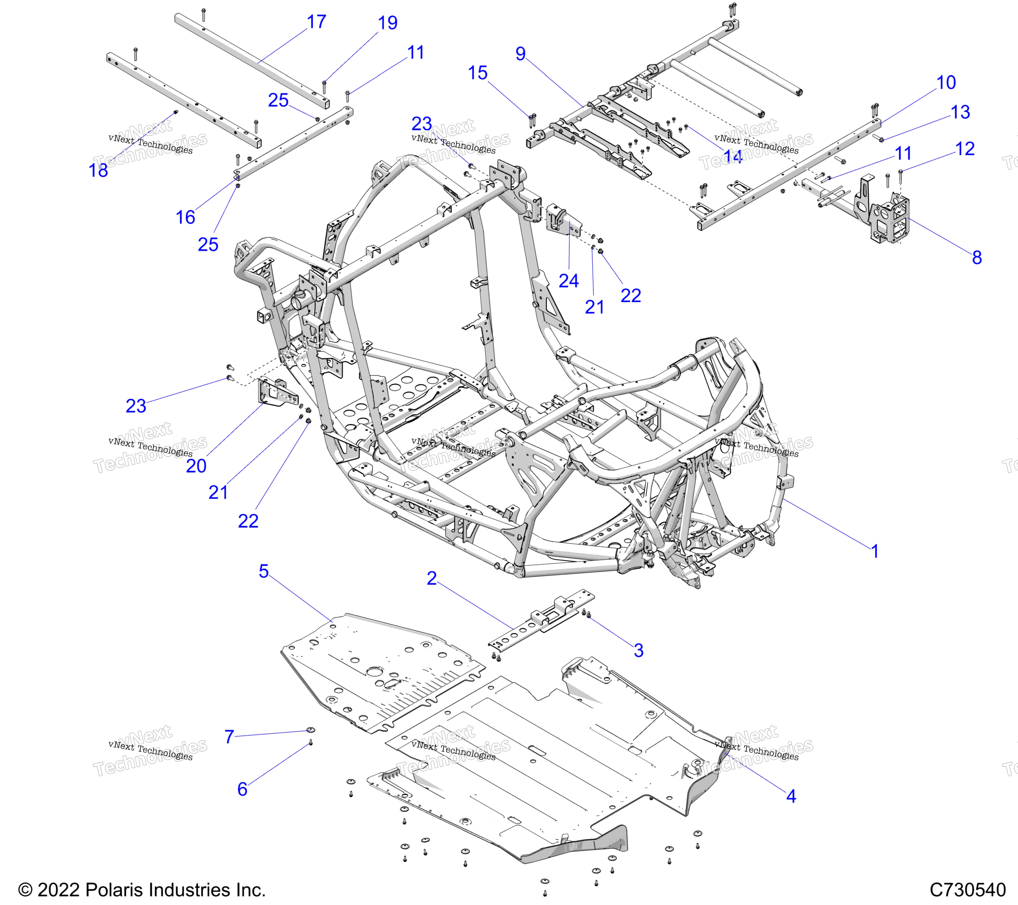 Шасси, основная рама And Skid Plates Z23rae92a/92B