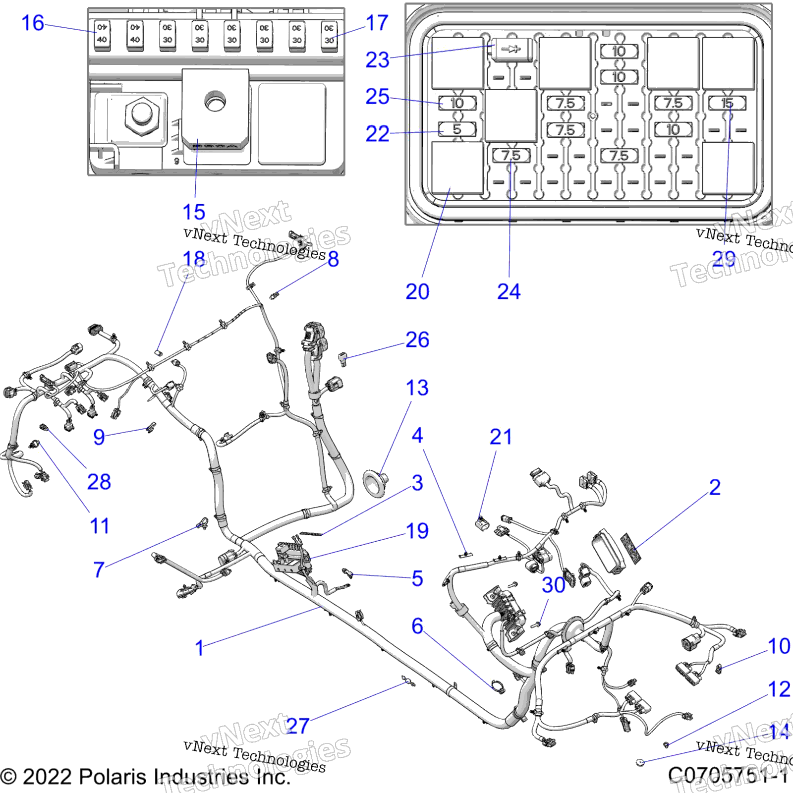 Electrical, провод Harness, Chassis