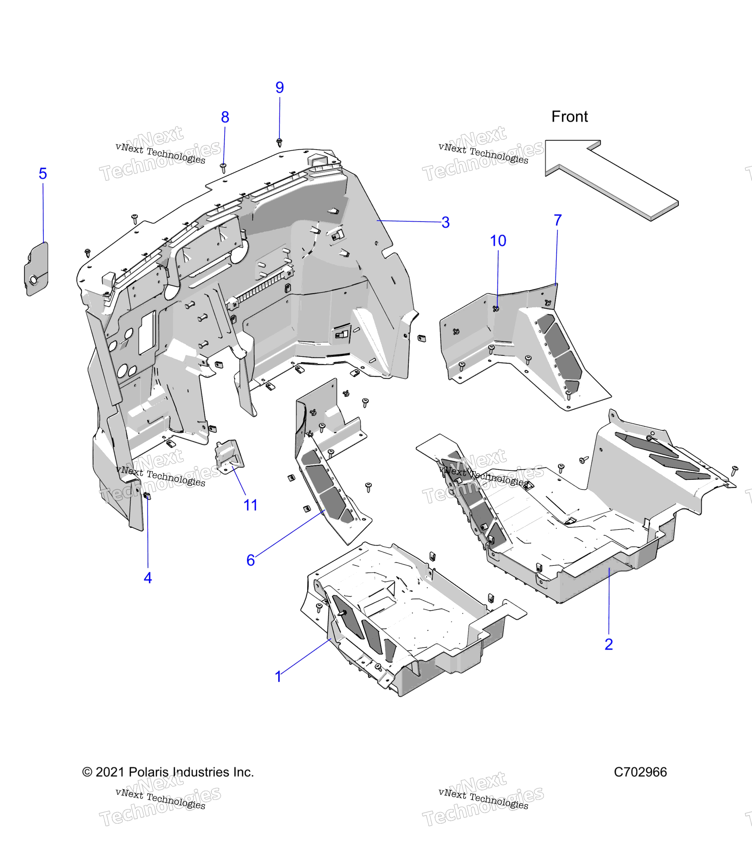 Body, пол Panels