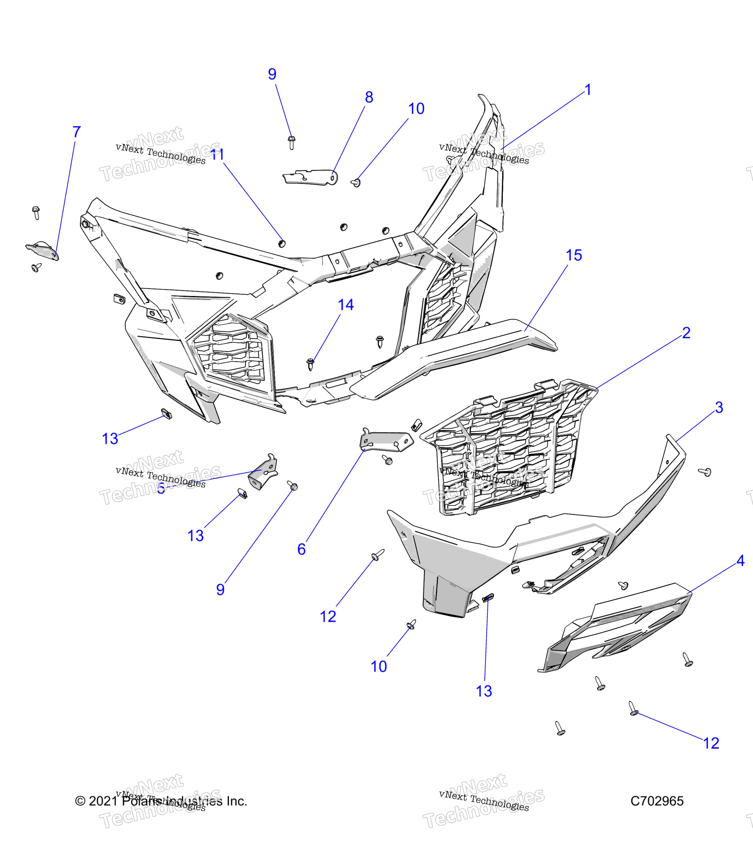 Body, передний Bumper Z23gae92a / 92B