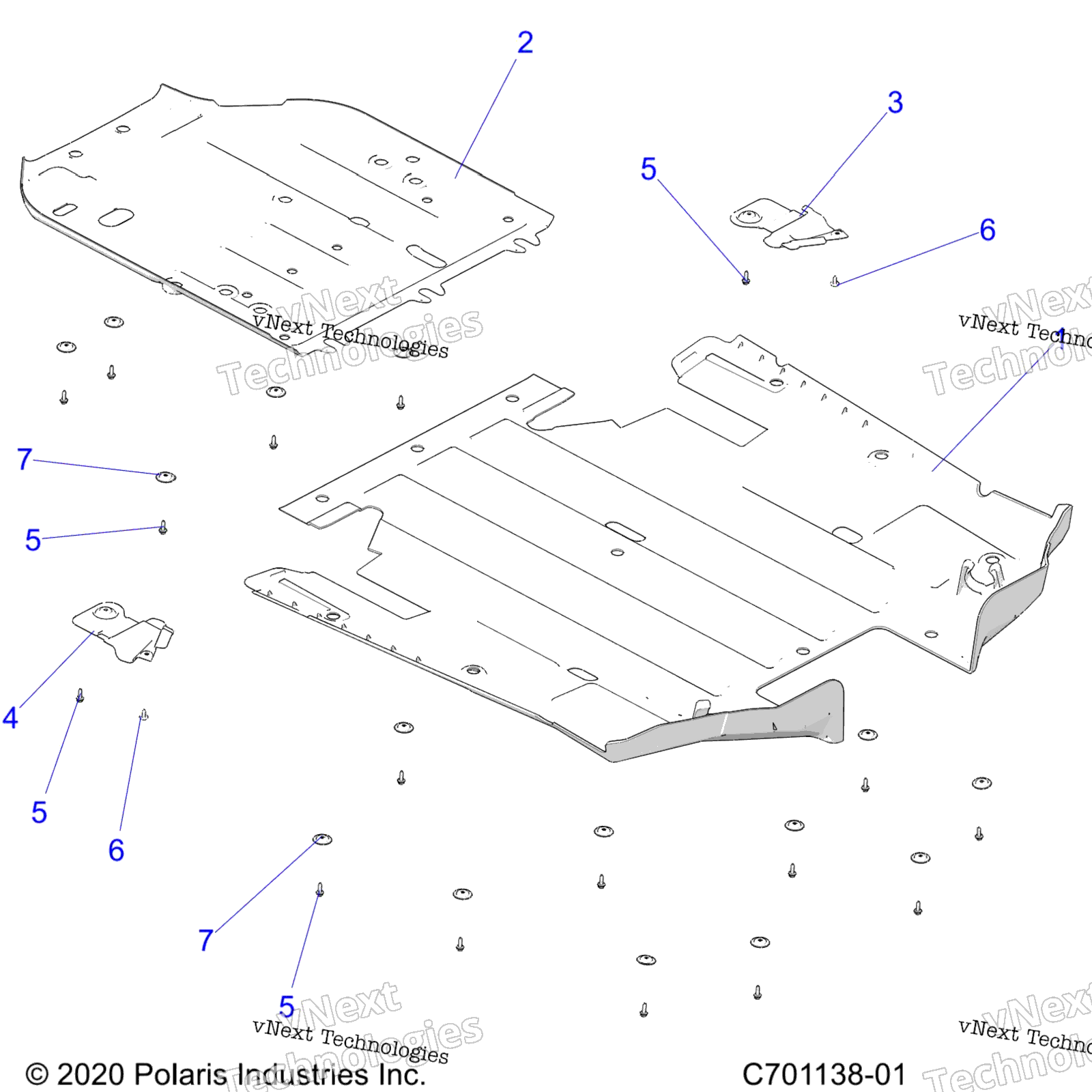 Chassis, Skid Plates Z23gae92a / 92B