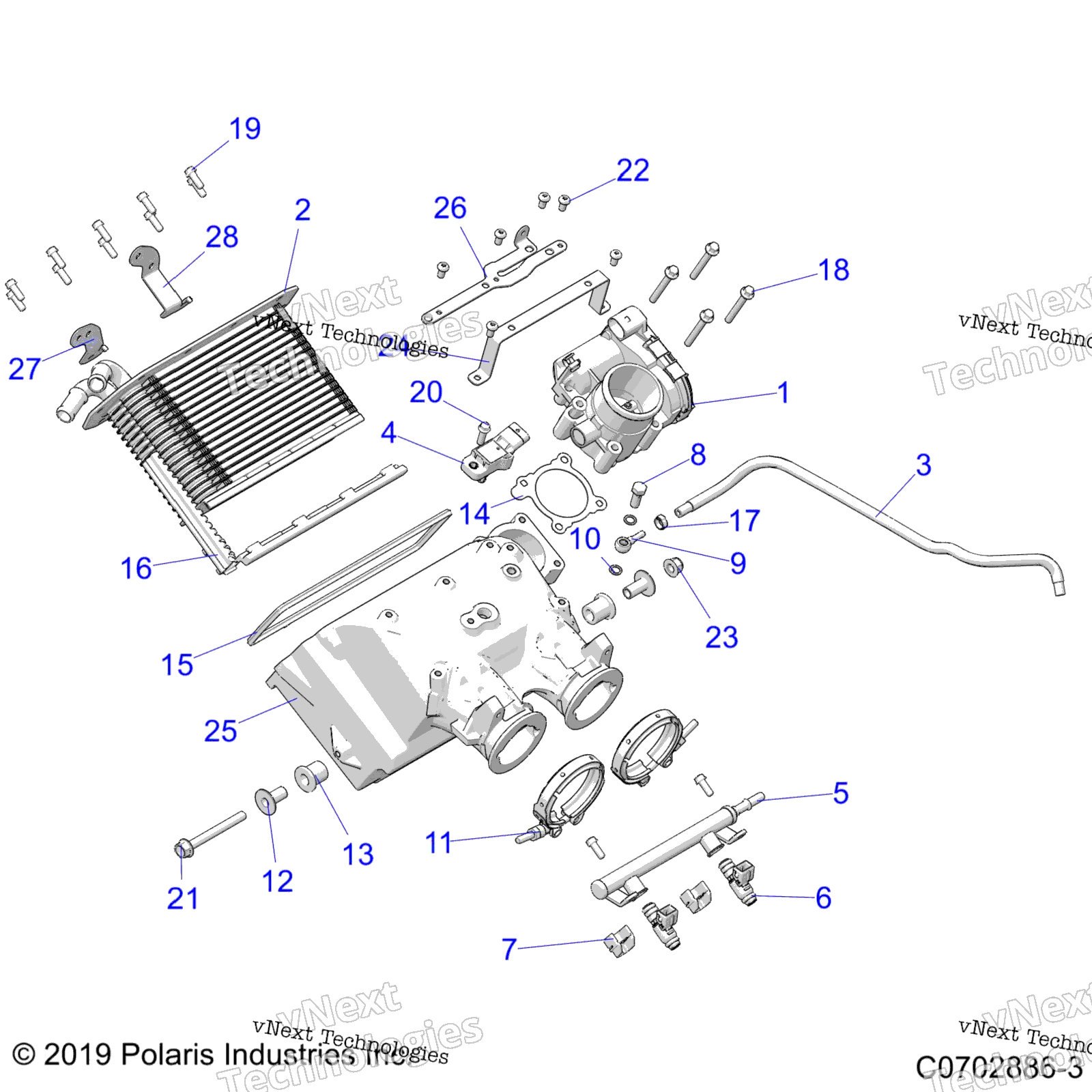 Двигатель, впускной коллектор Z23gae92a/92B