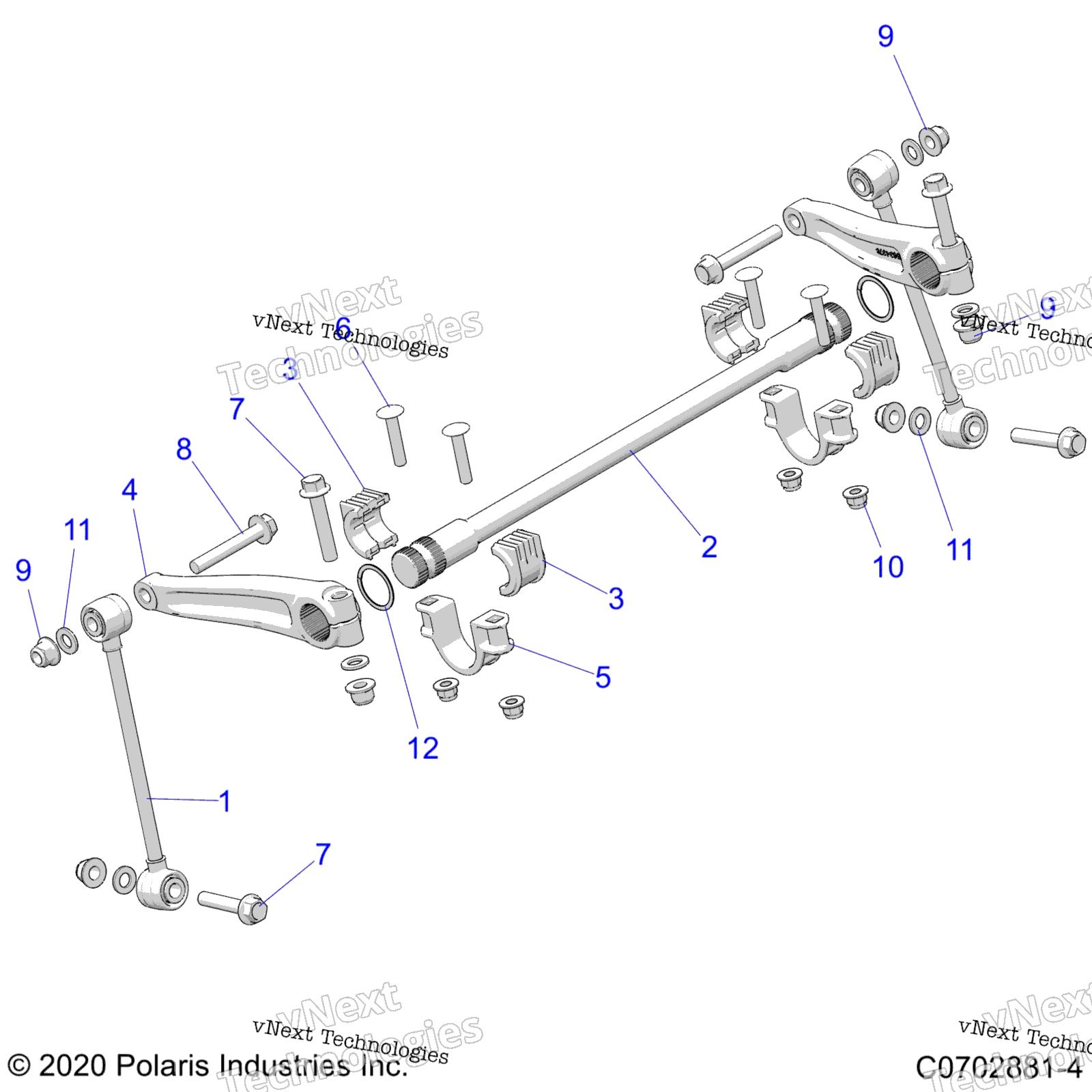 Подвеска, передняя Stabilizer Bar Z23gad92a/92B