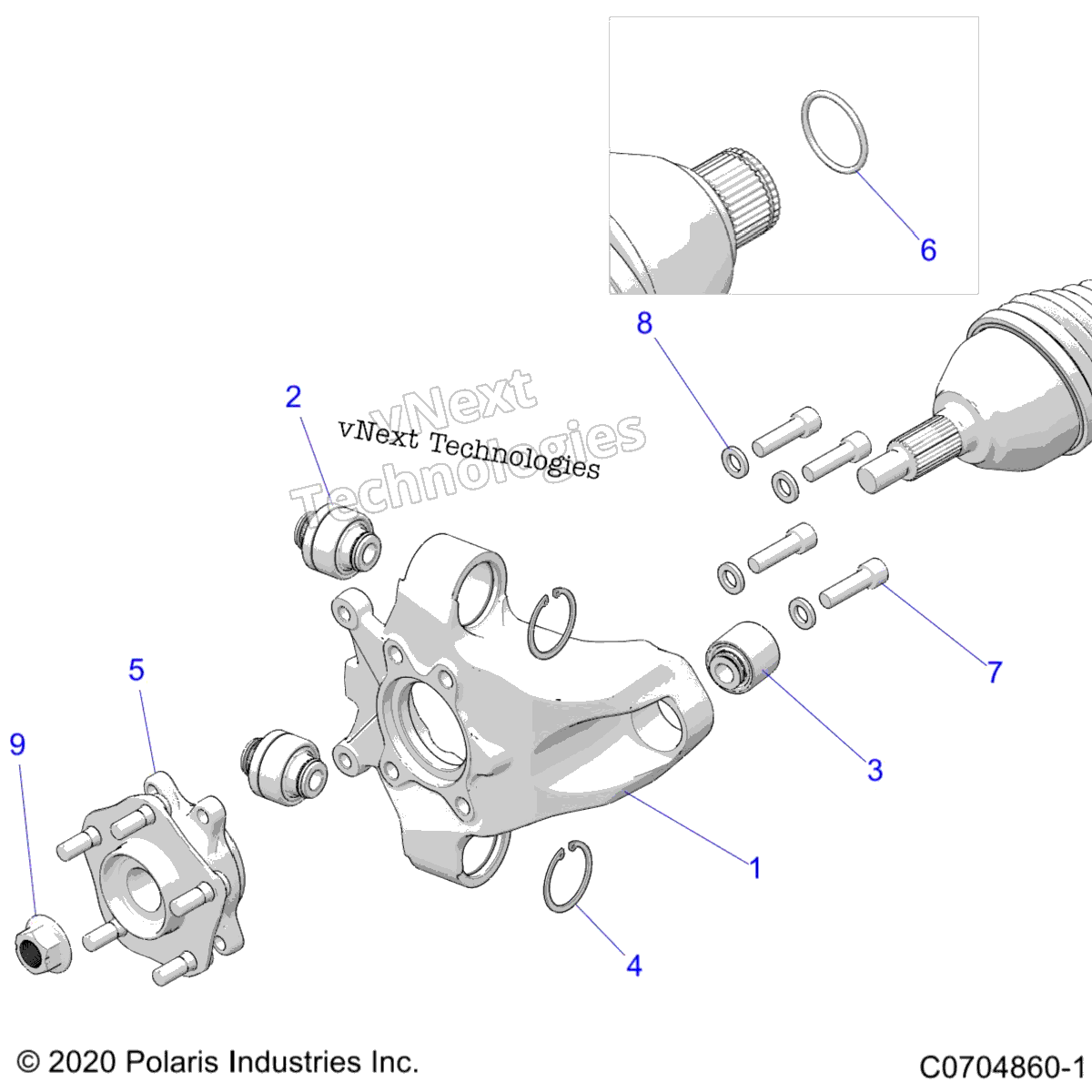 Подвеска, задняя Carrier And Hub Z23gad92a/92B