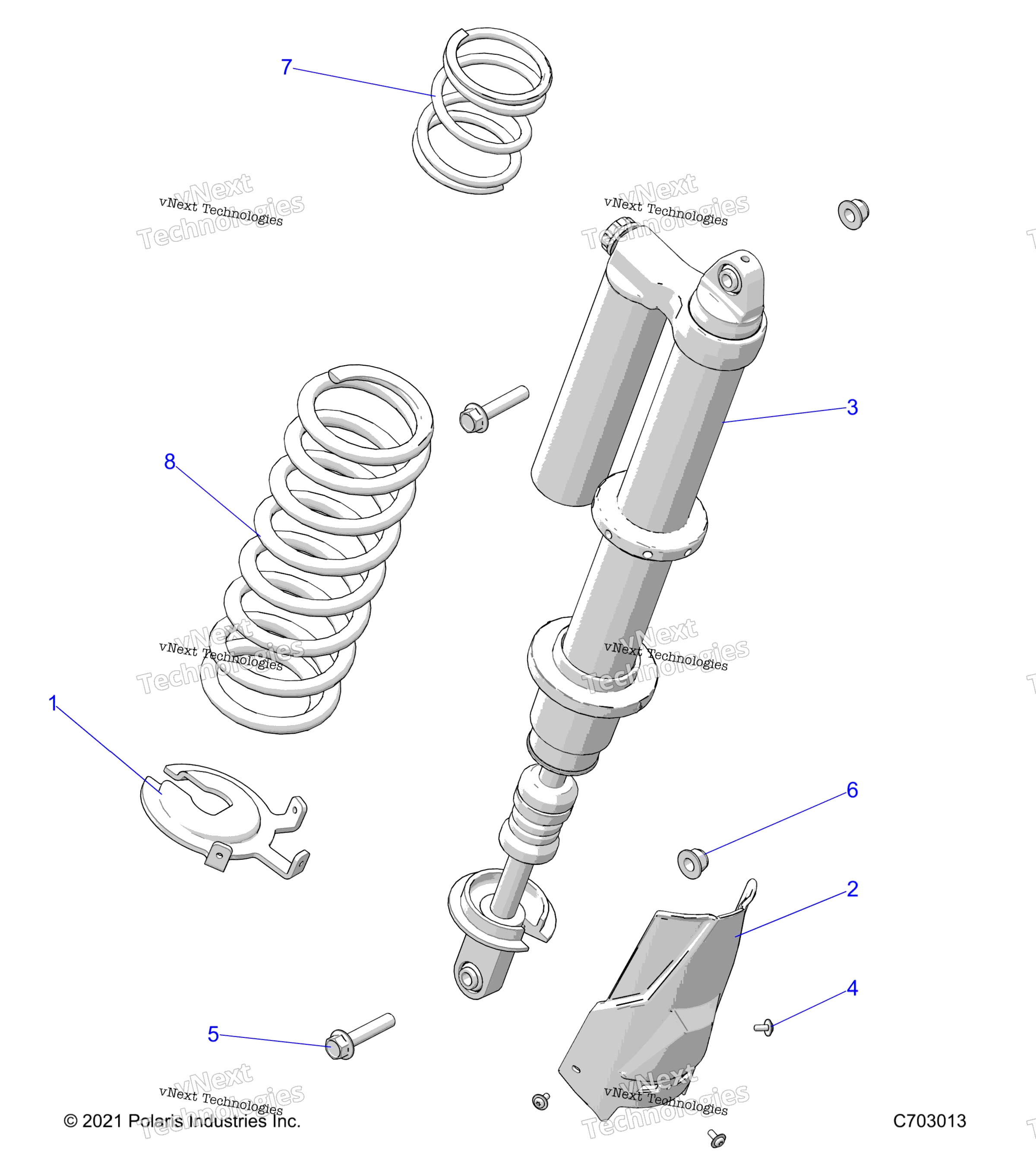 Подвеска, задний амортизатор Mounting, Standard/Premium Z23gad92a/92B
