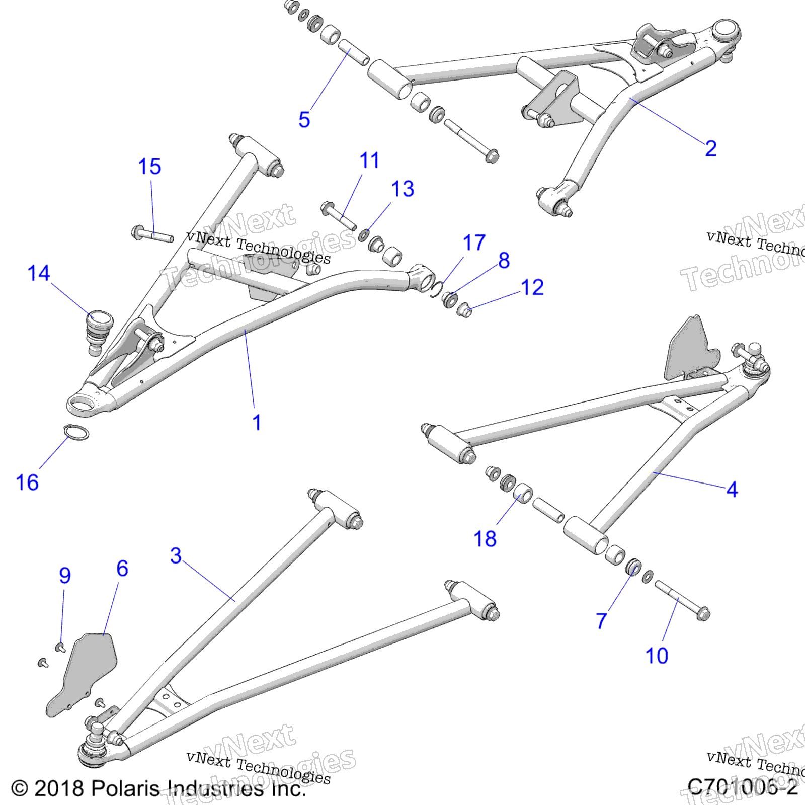 Подвеска, передняя Control Arms Z23nak99a/99B