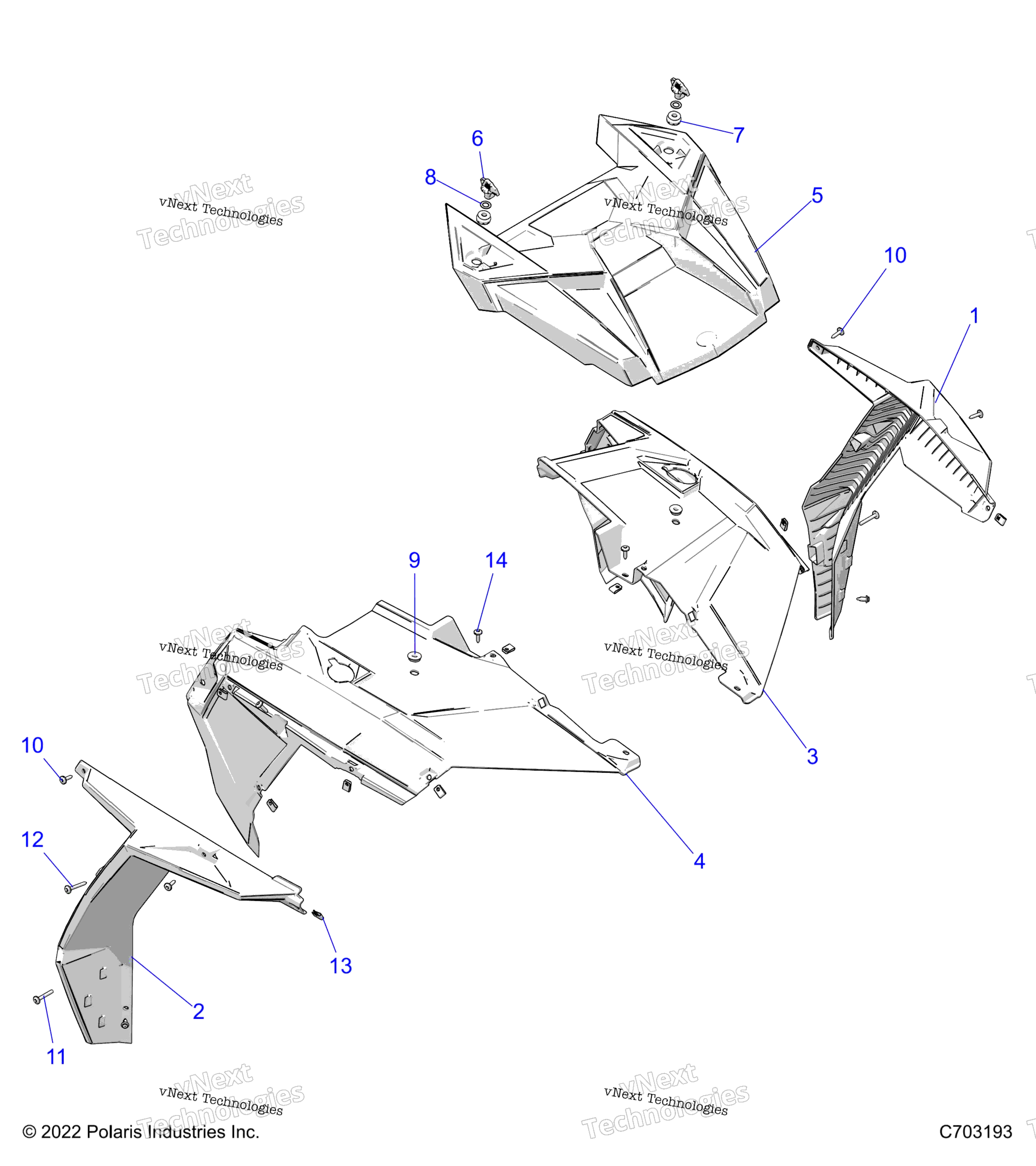 Body, Hood, передний Fenders и Flairs Z23nae99a / 99B