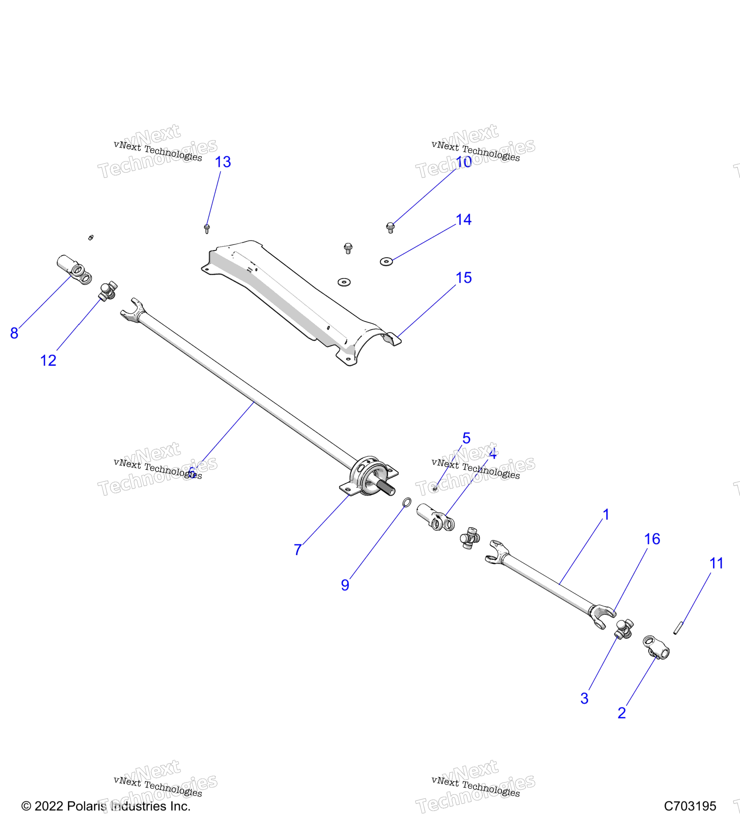 Привод Train, Prop Shaft Z23nae99a/99B