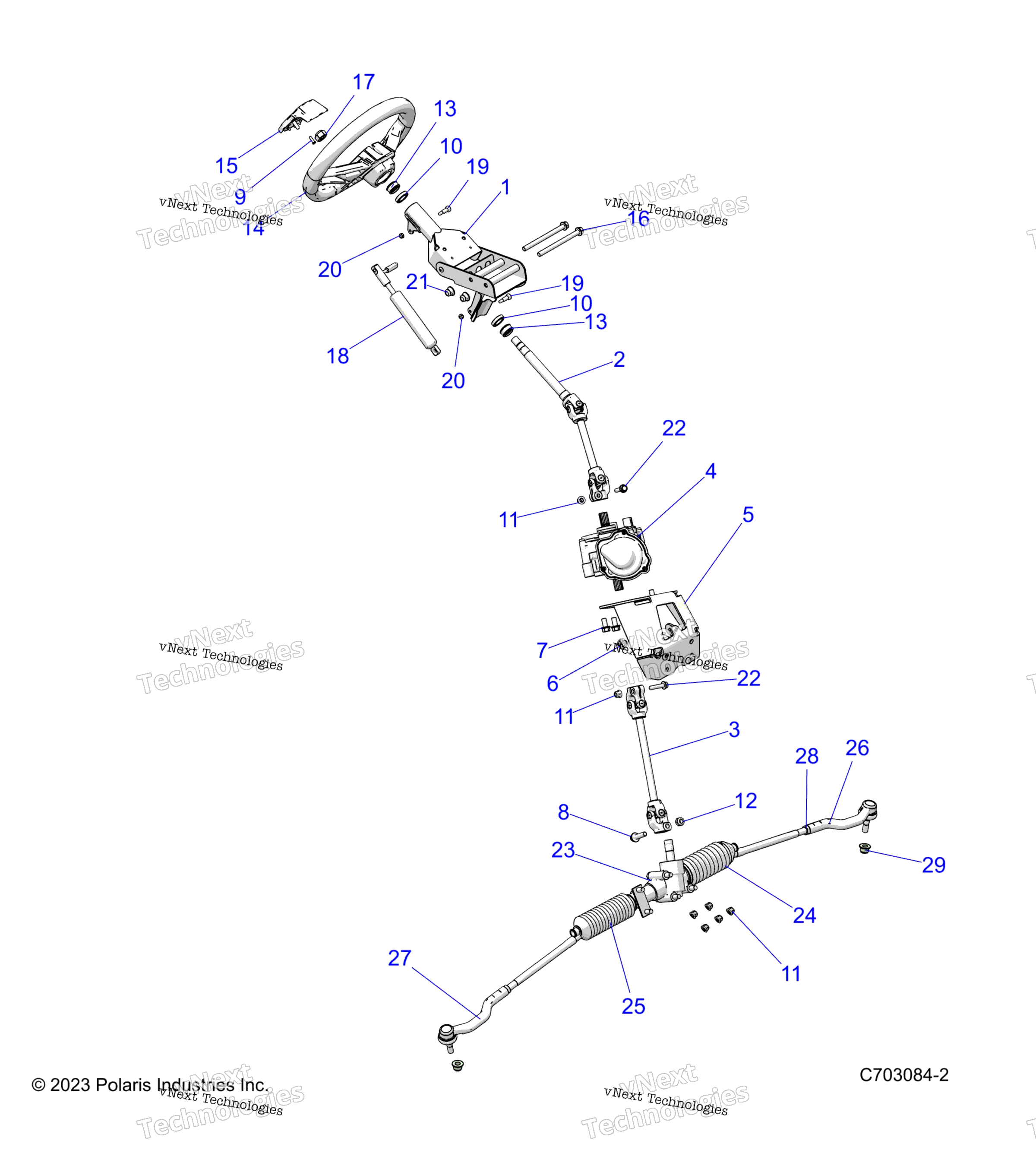 Steering, рулевое управление Asm. Z23nae99a / 99B