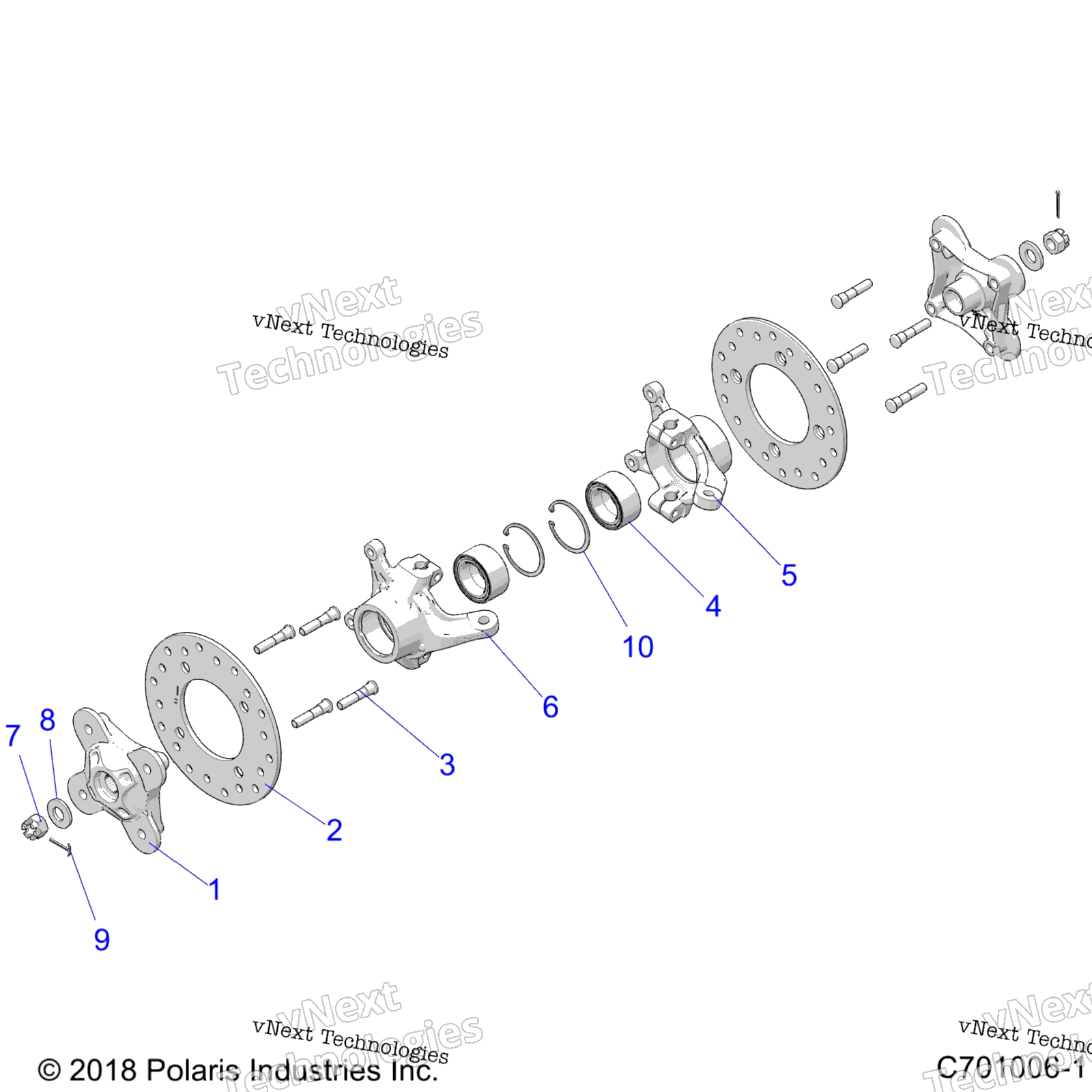 Подвеска, передняя Carrier And Hub Z23nae99a/99B