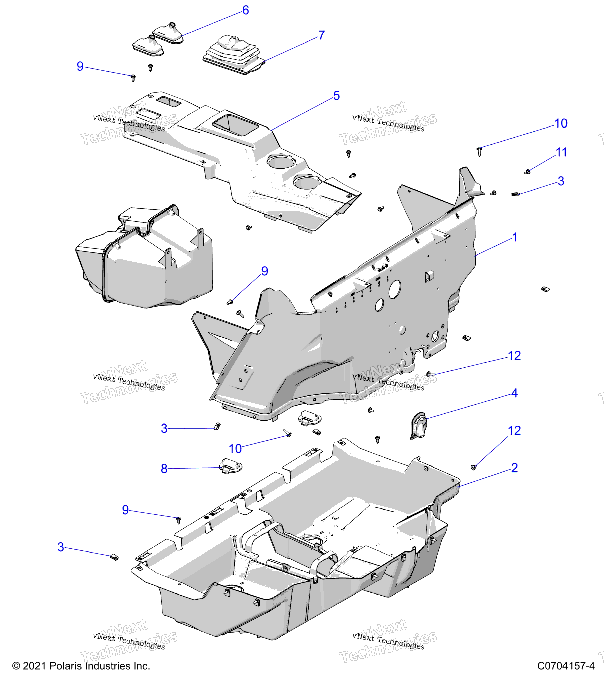 Body, Floor Z23n4k99a / 99B