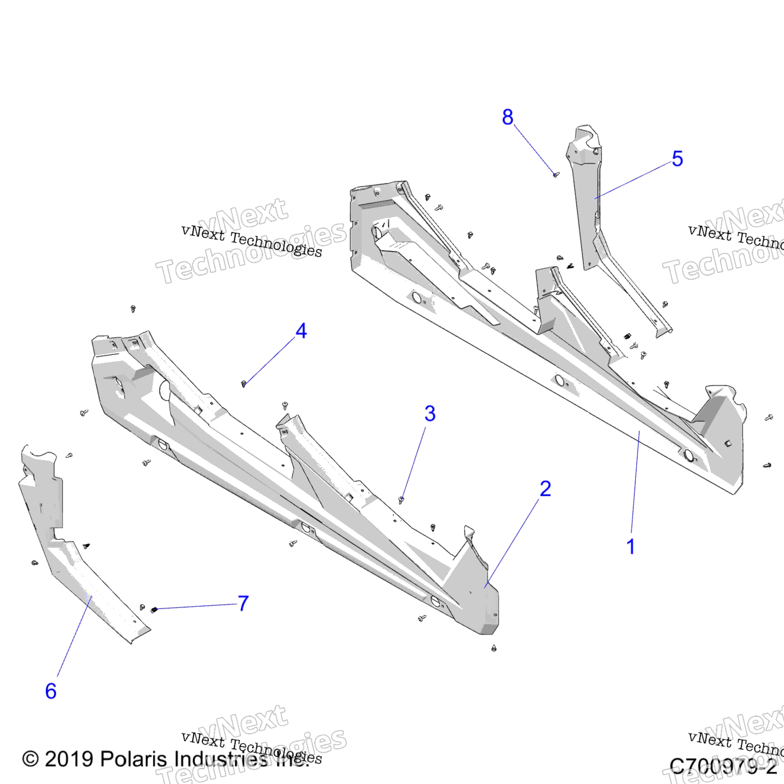Body, Rocker Panels Z23n4k99a / 99B
