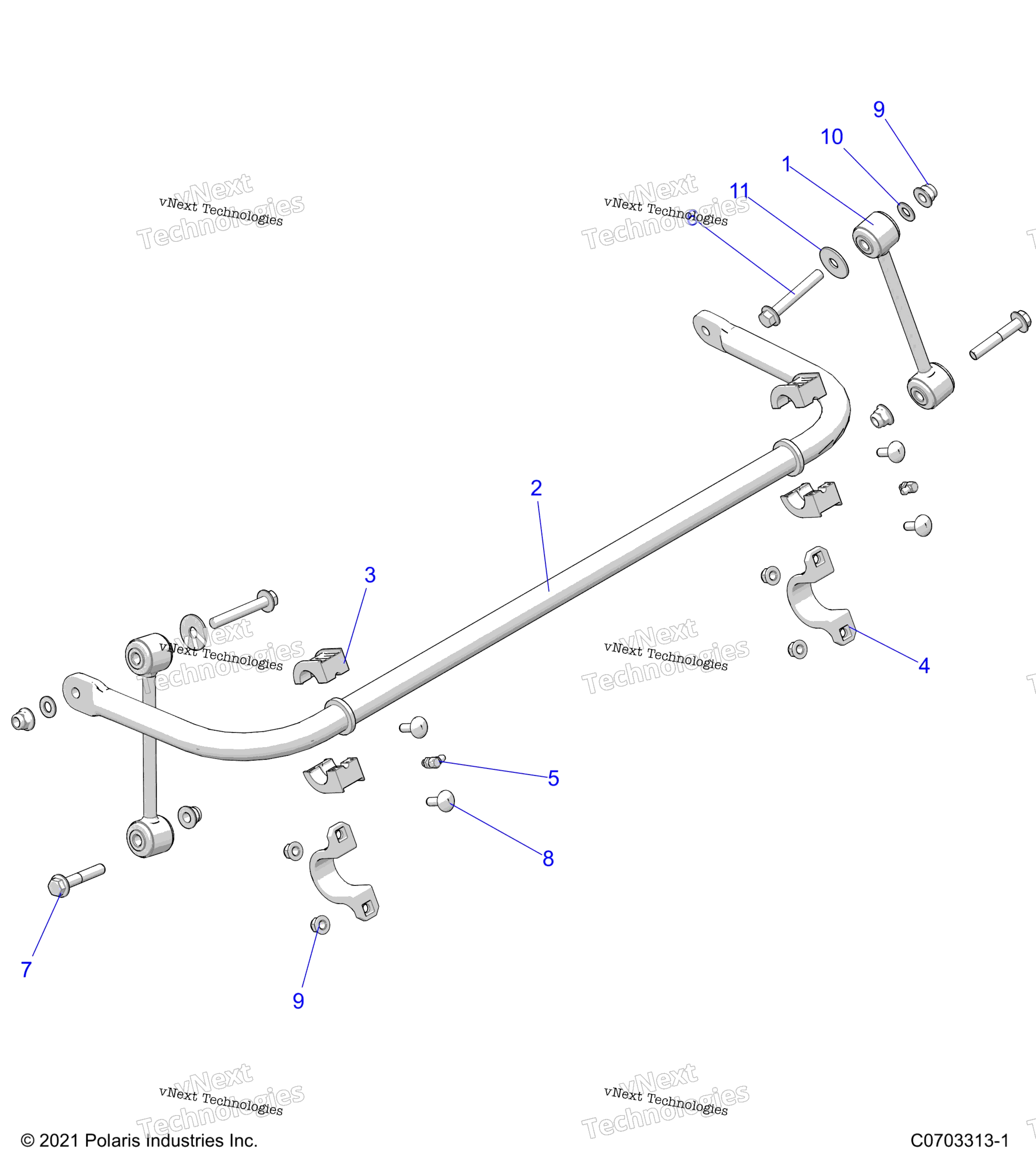 Suspension, Stabilizer Bar, задний Z23n4k99a / 99B