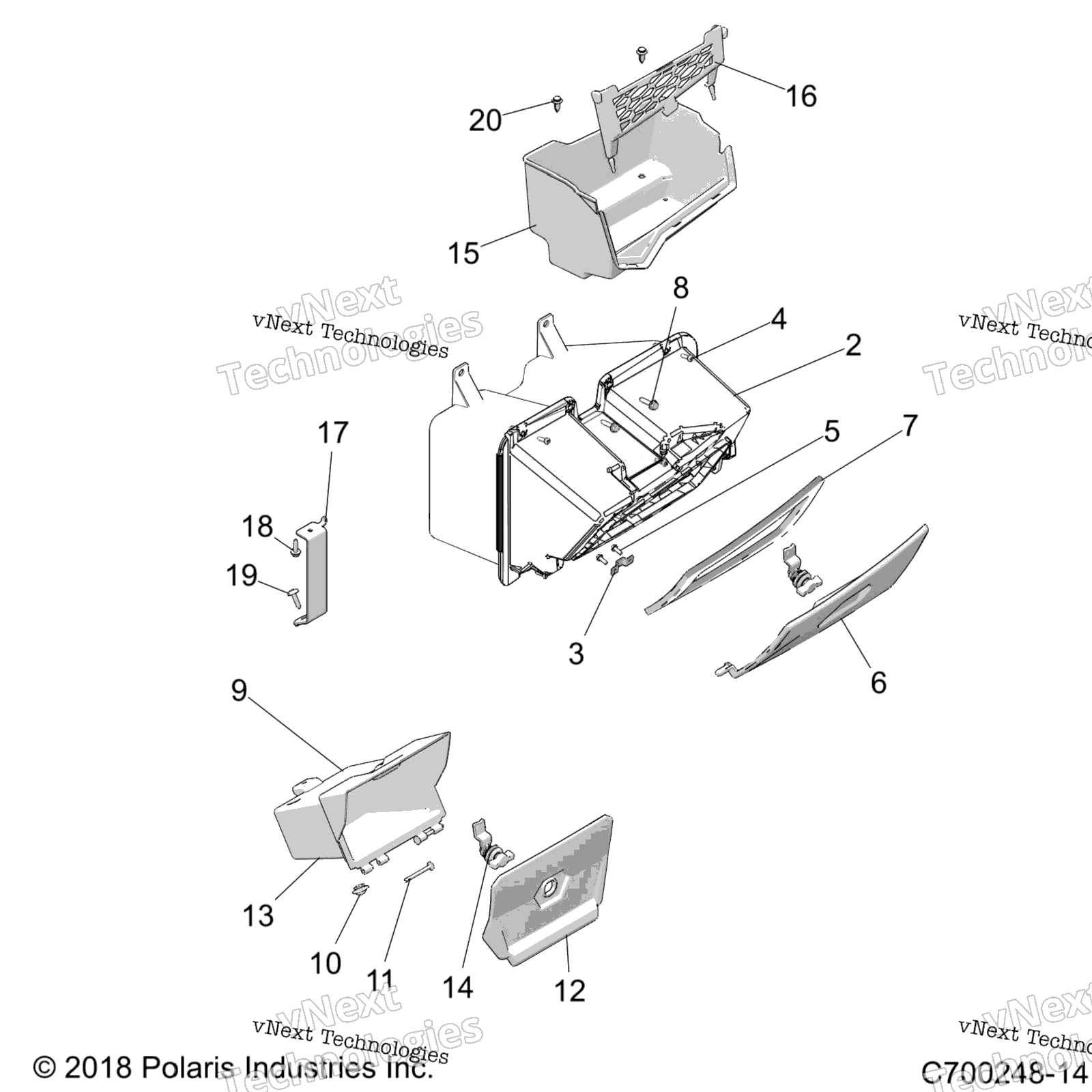 Кузов, панель приборов Storage Z23n4e99a/99B24814)