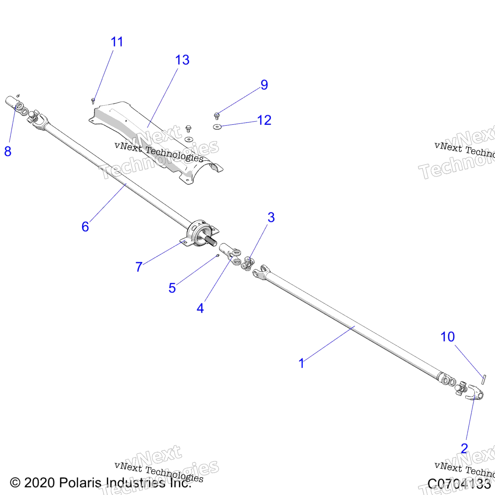 Привод Train, Prop Shaft Z23n4e99a/99B