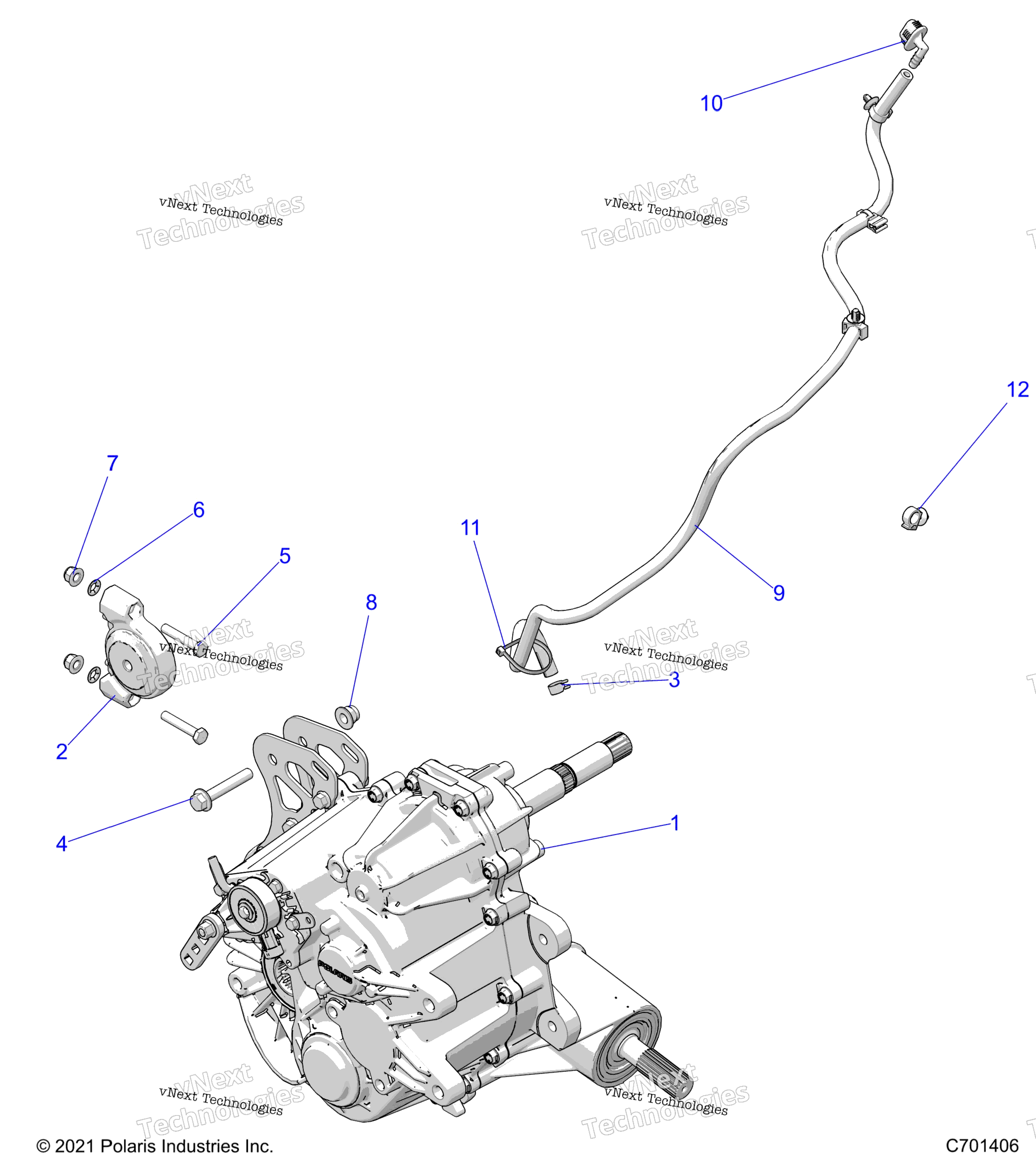 Трансмиссия, главный редуктор Mounting Z23n4e99a/99B