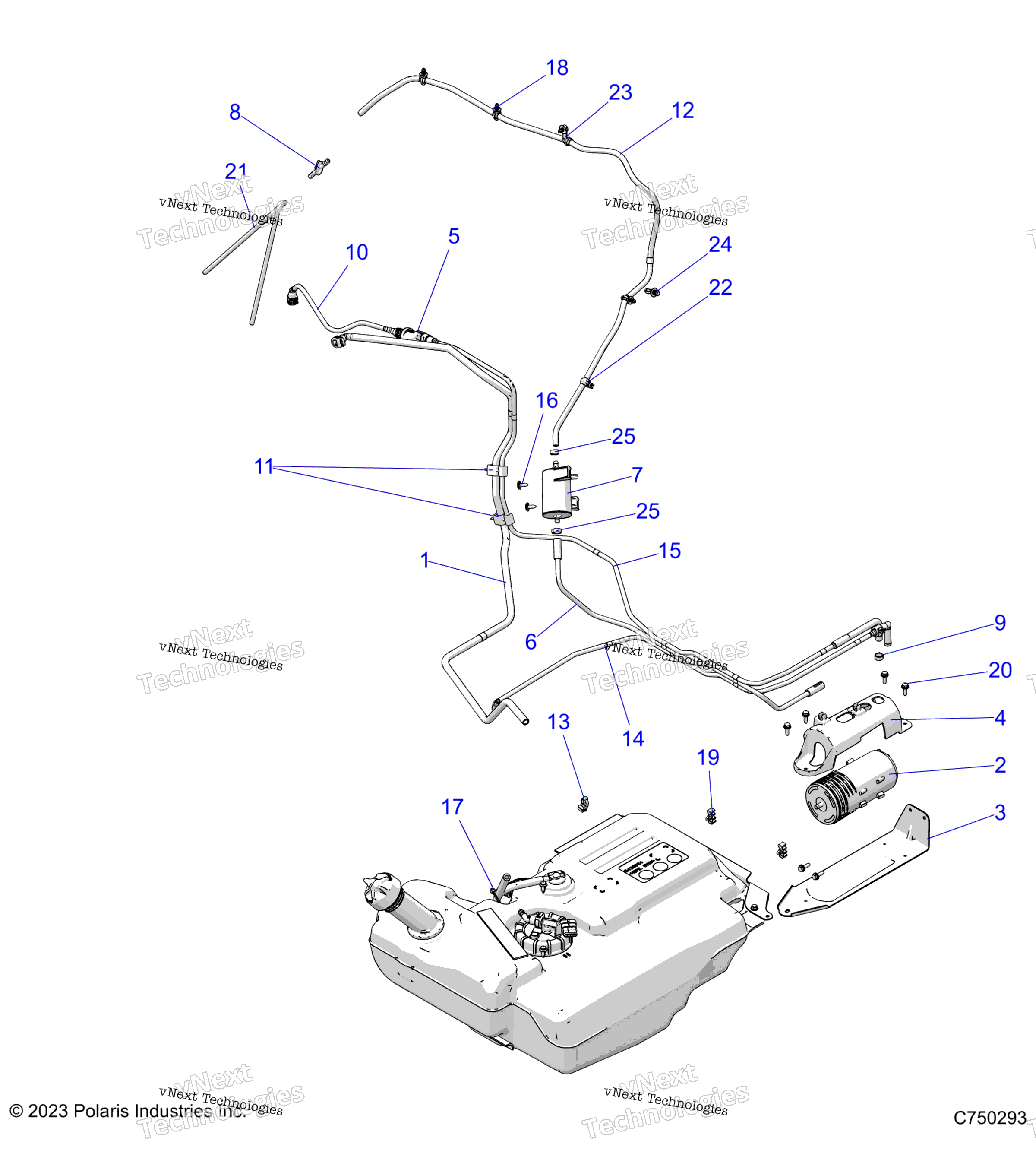 топливный System, Lines, Evap Z24nec99bm