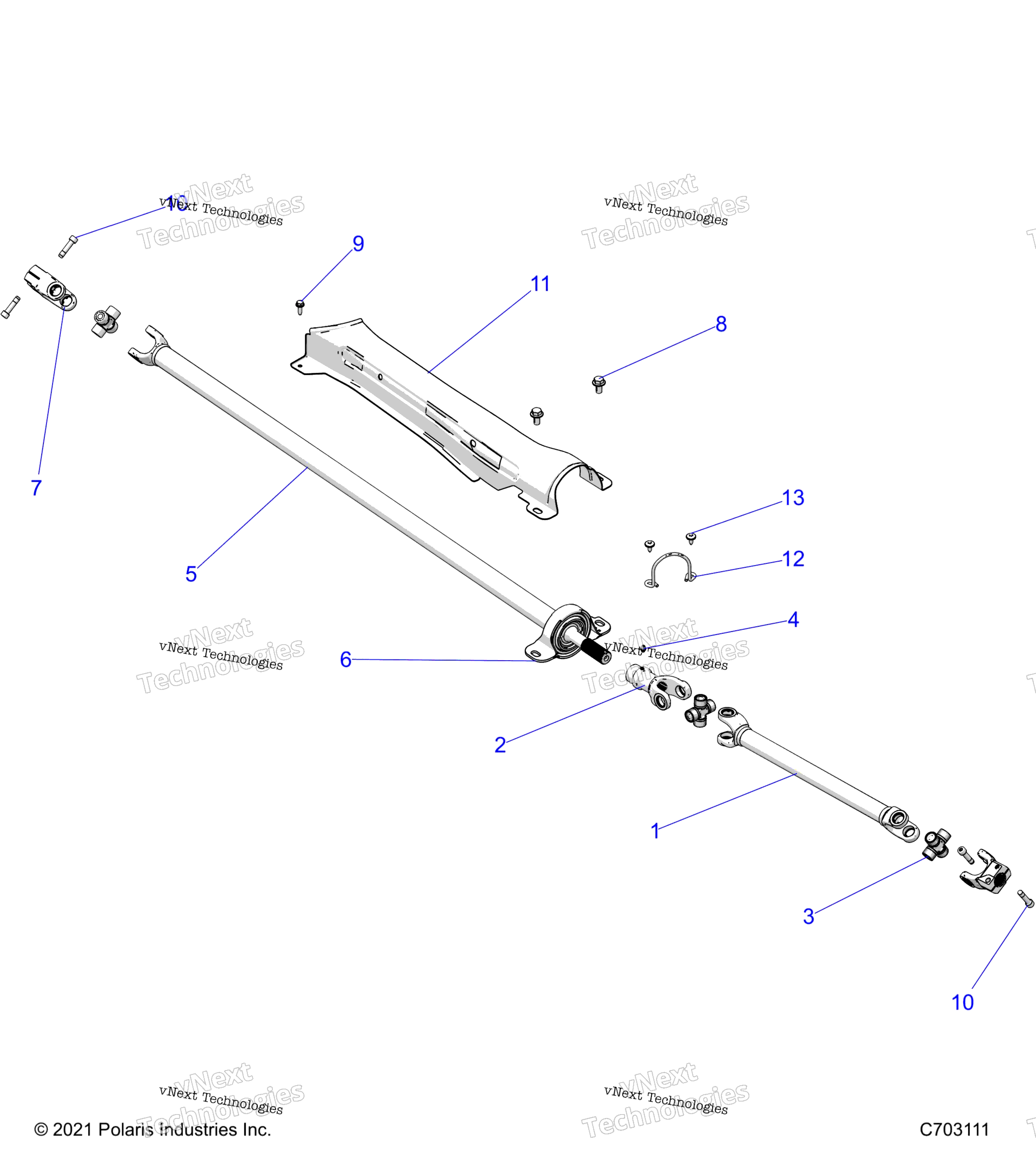 Привод Train, Prop Shaft Z24nee99fm/Z24nes99fm/Cm