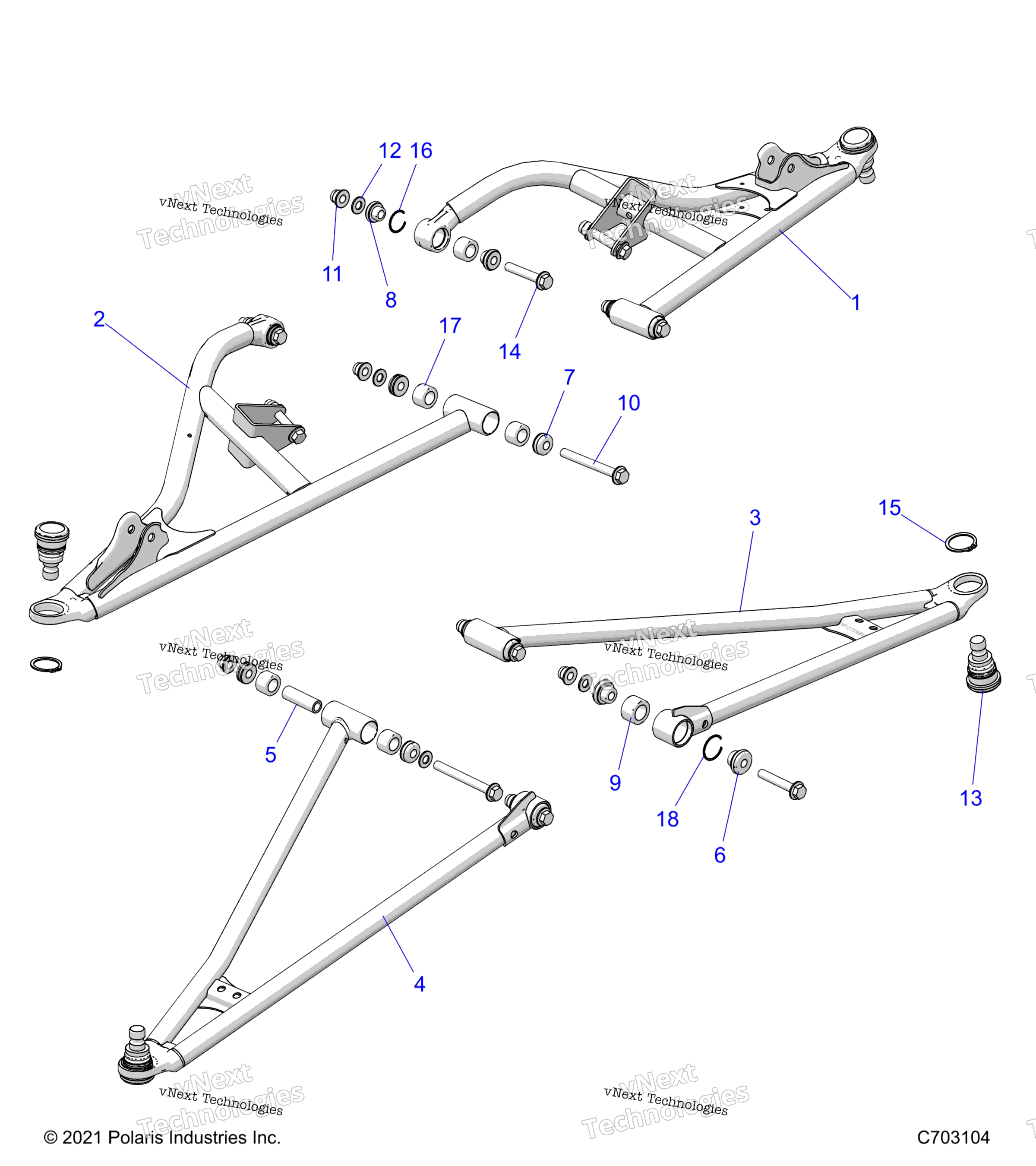 Подвеска, передняя Control Arms Z24nee99fm/Z24nes99fm/Cm