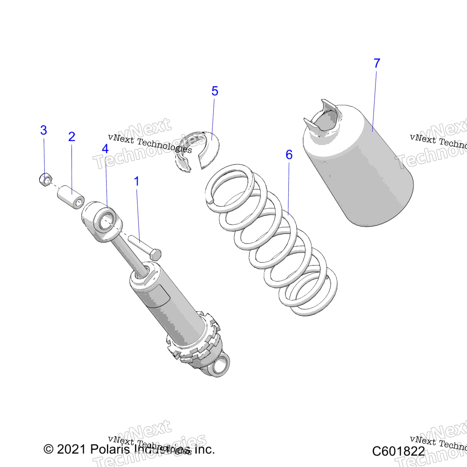 Suspension, Shock, передний Track