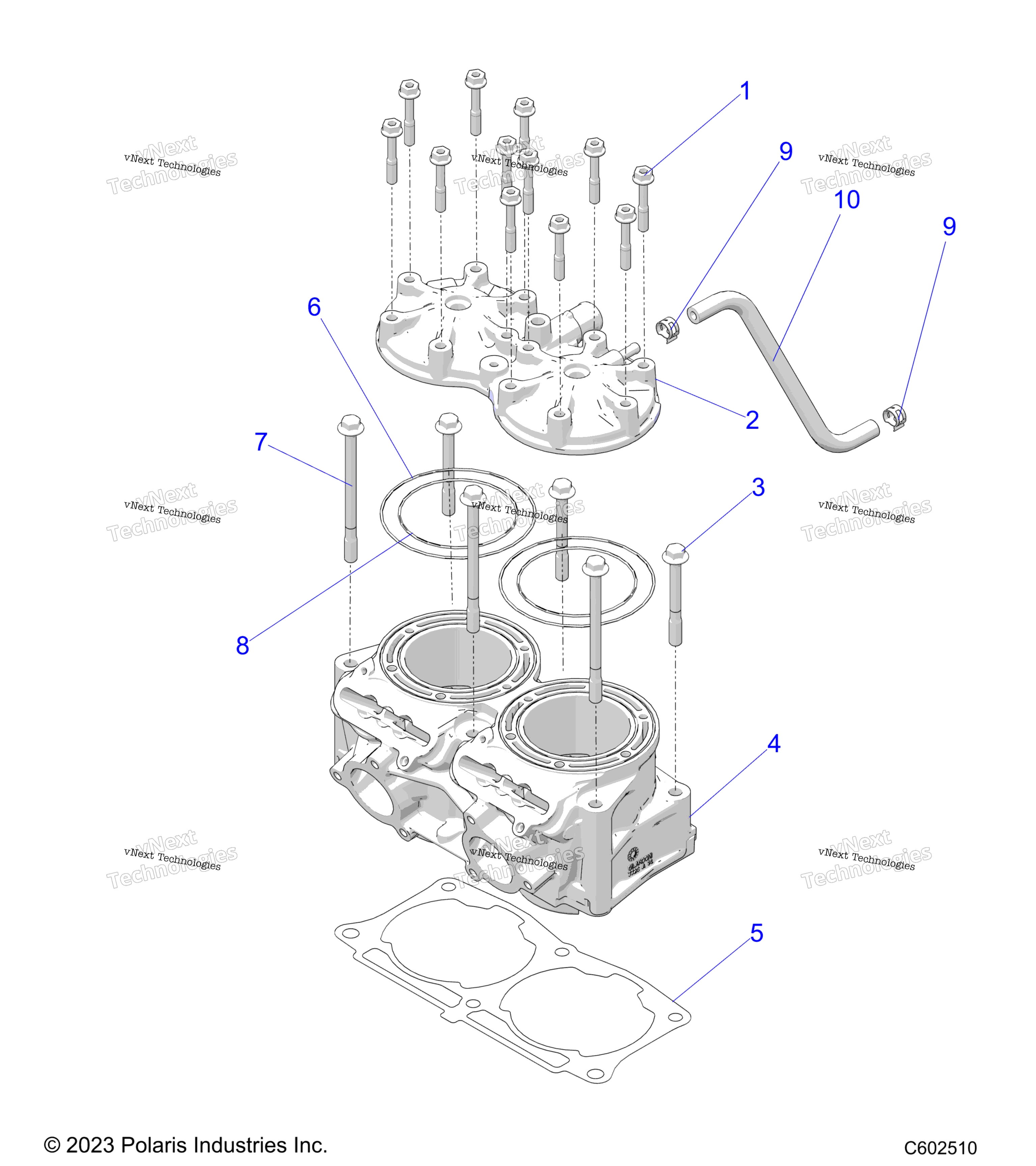 Engine, Cylinder, Cyl. головка S24tls6rsl / 6Rel