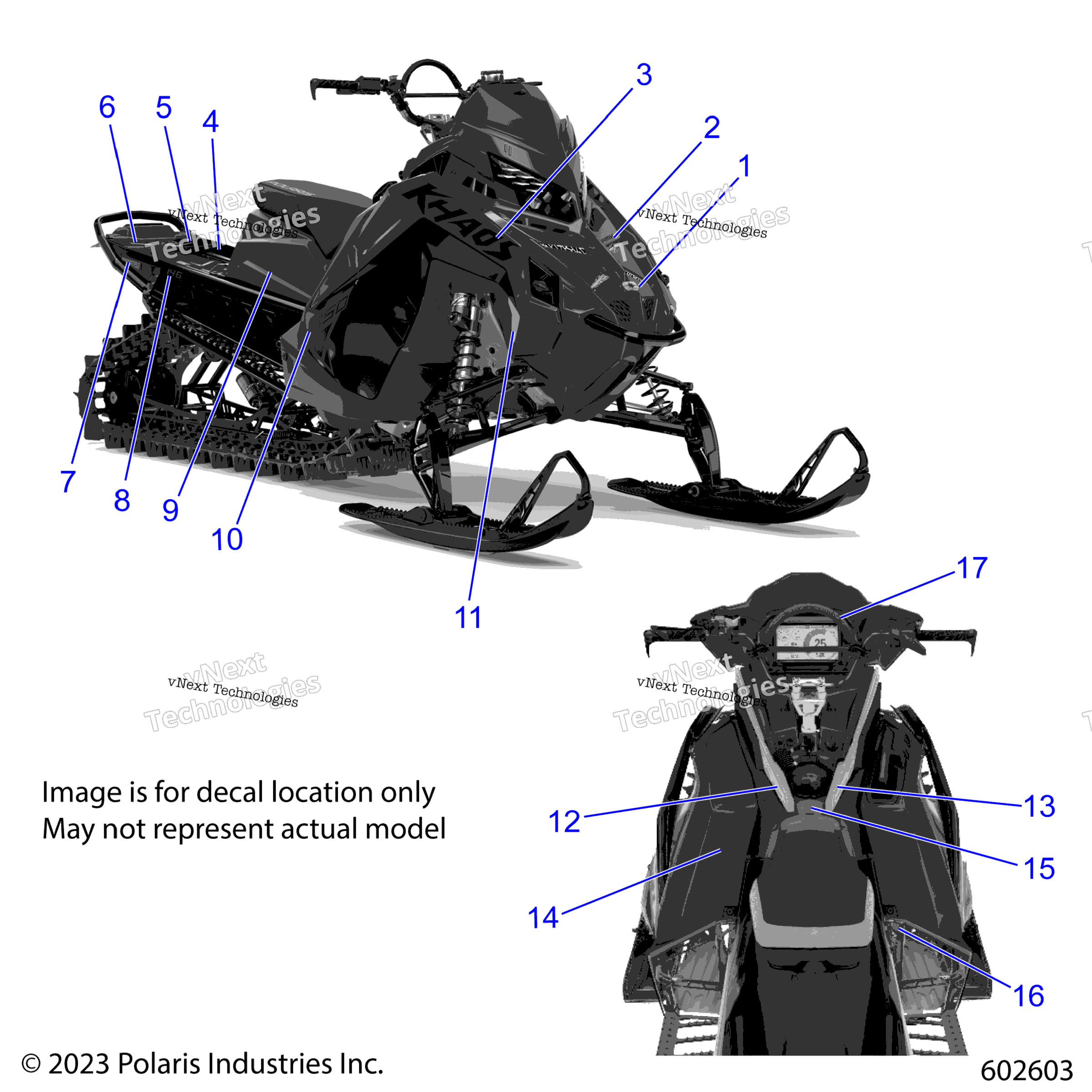 Body, Decal, Black Side панель W / Tan Accent