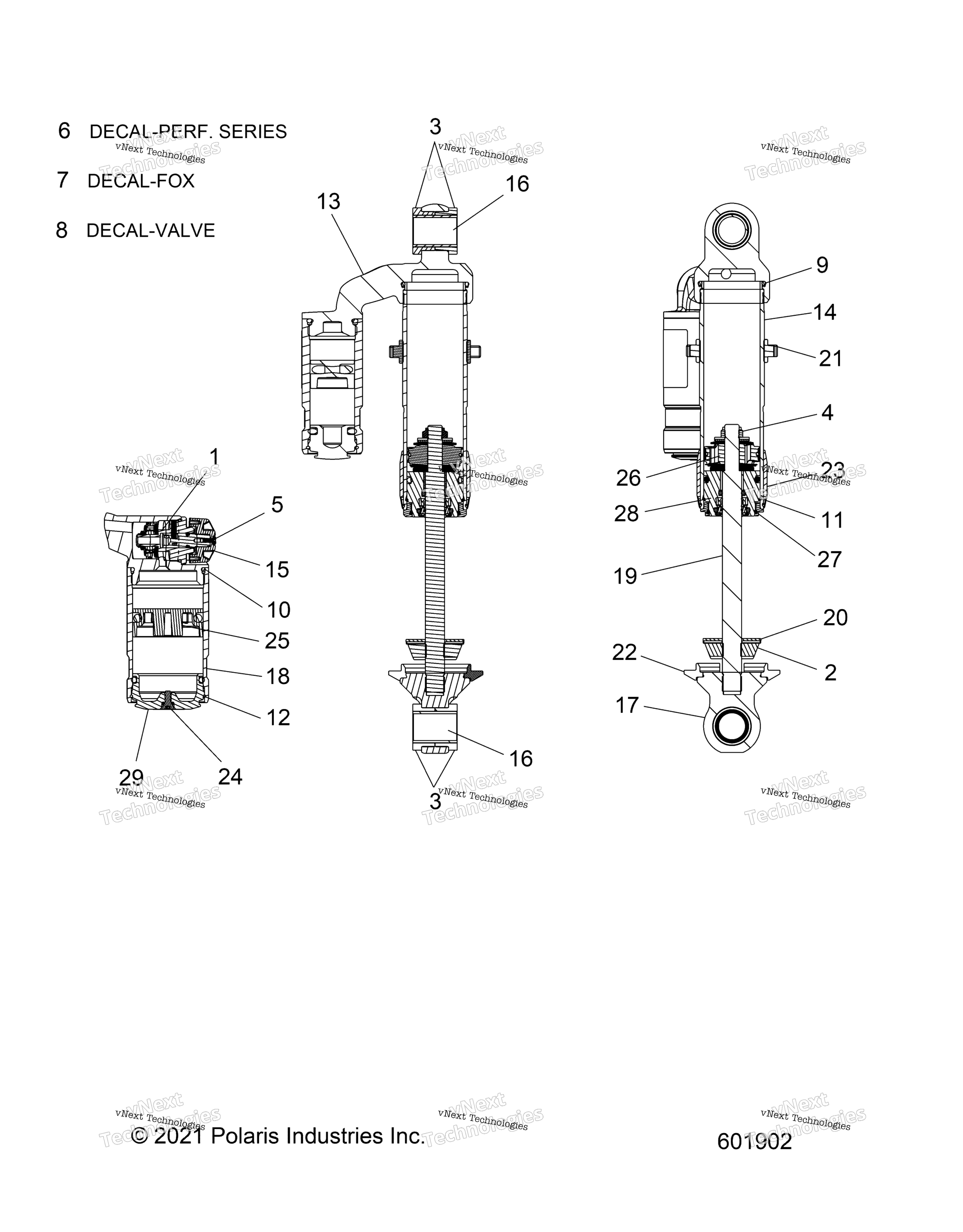 Suspension, Shock, передний Track
