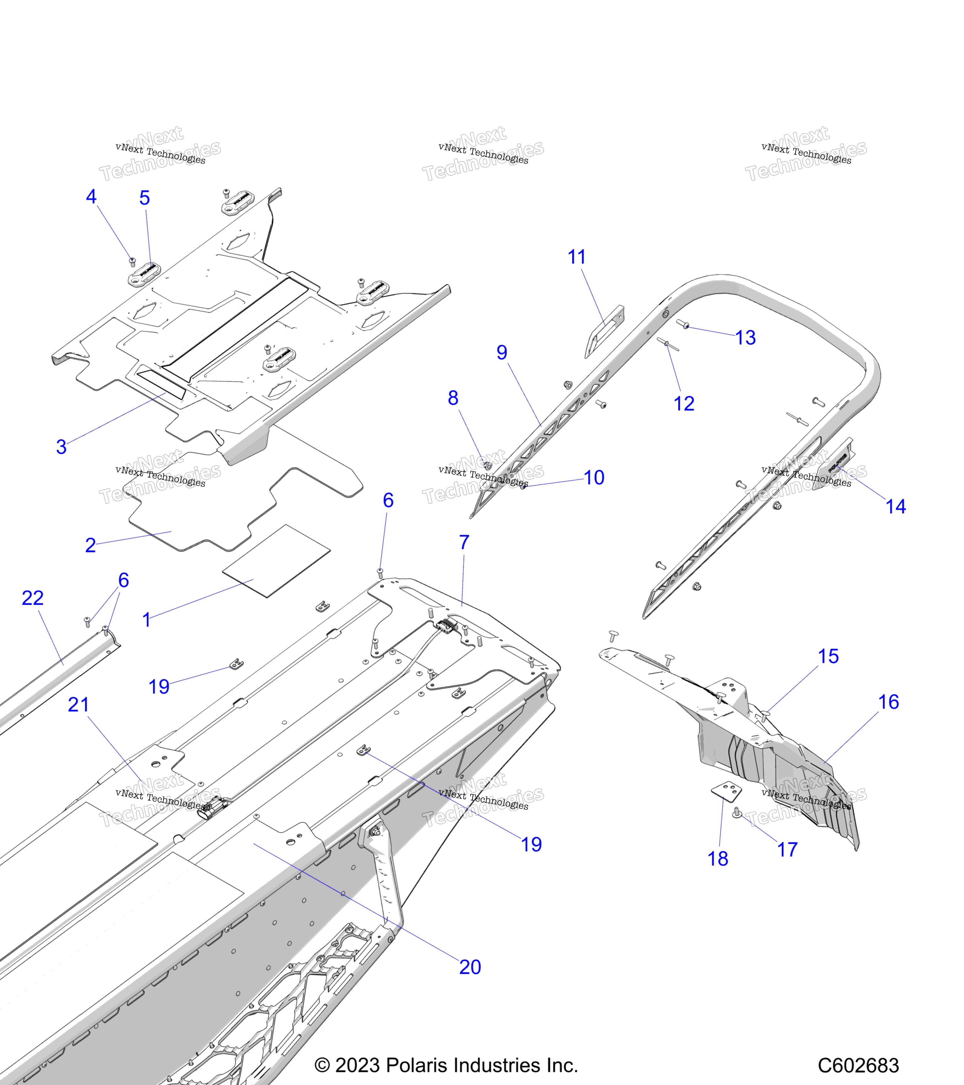 Body, Bumper, Rear, Closeoff, Tunnel крышка