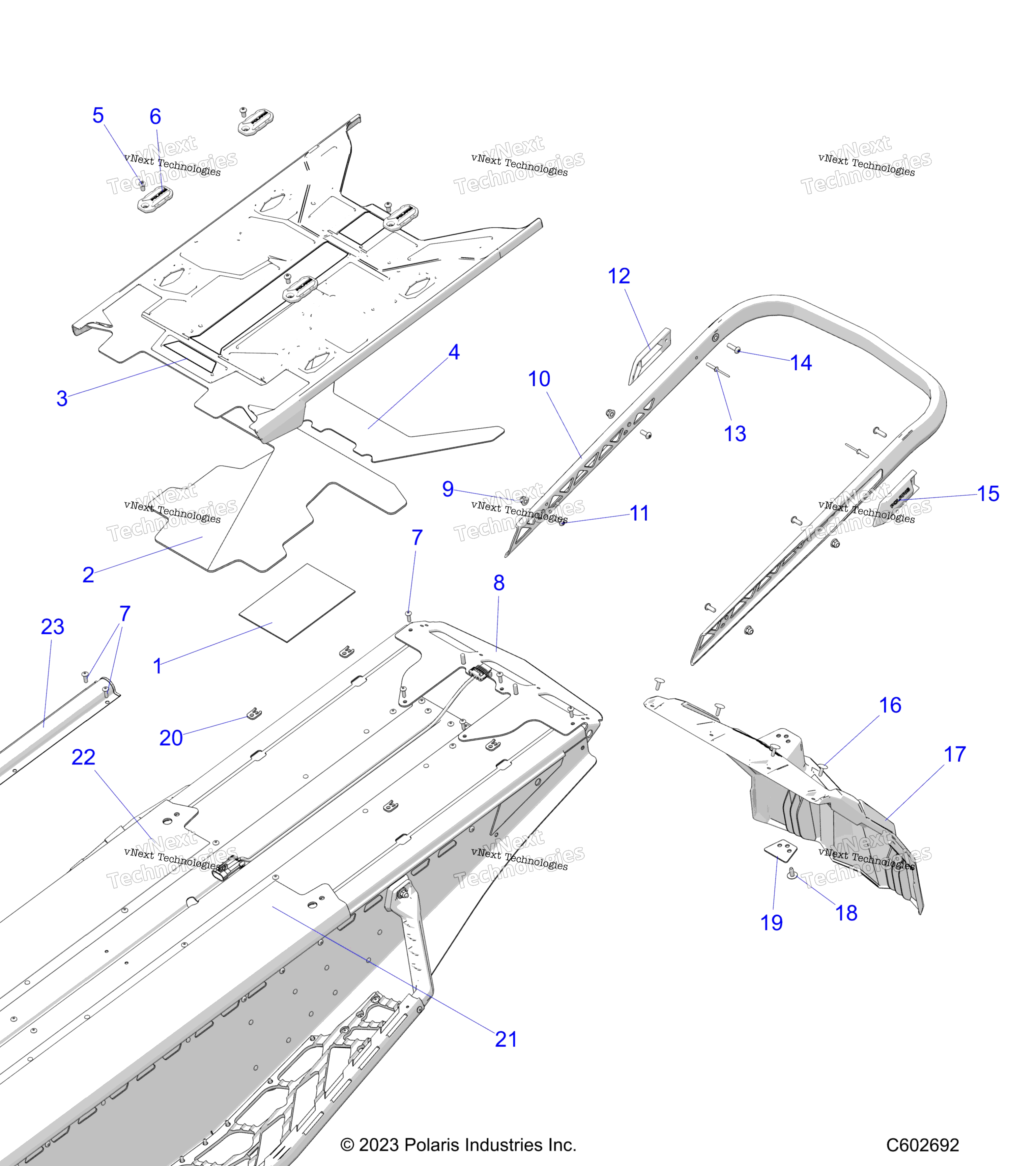 Body, Bumper, Rear, Closeoff, Tunnel крышка