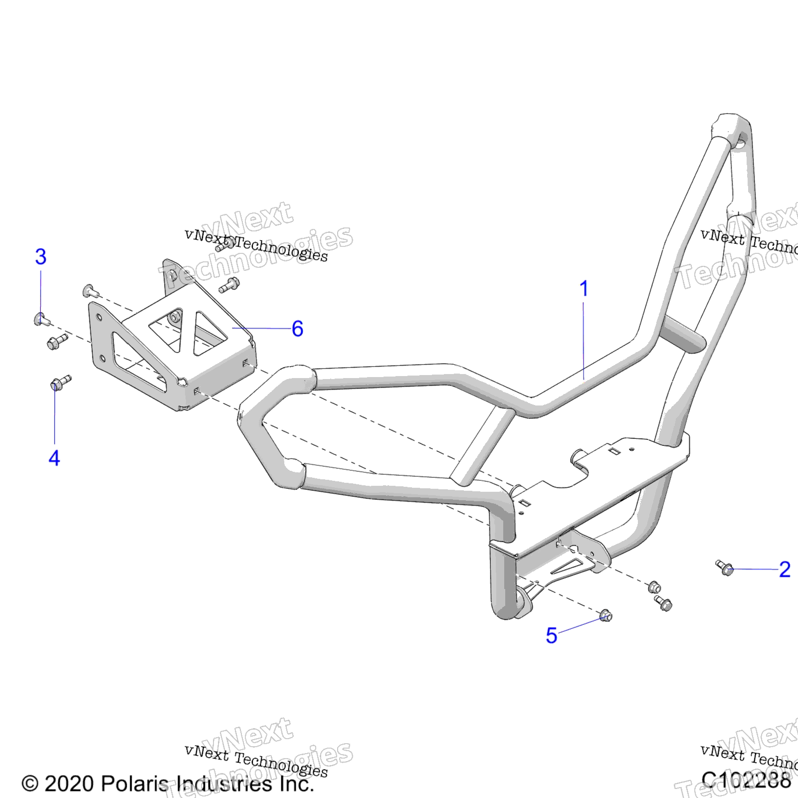 Body, передний Bumper, Trail A24shs57cp