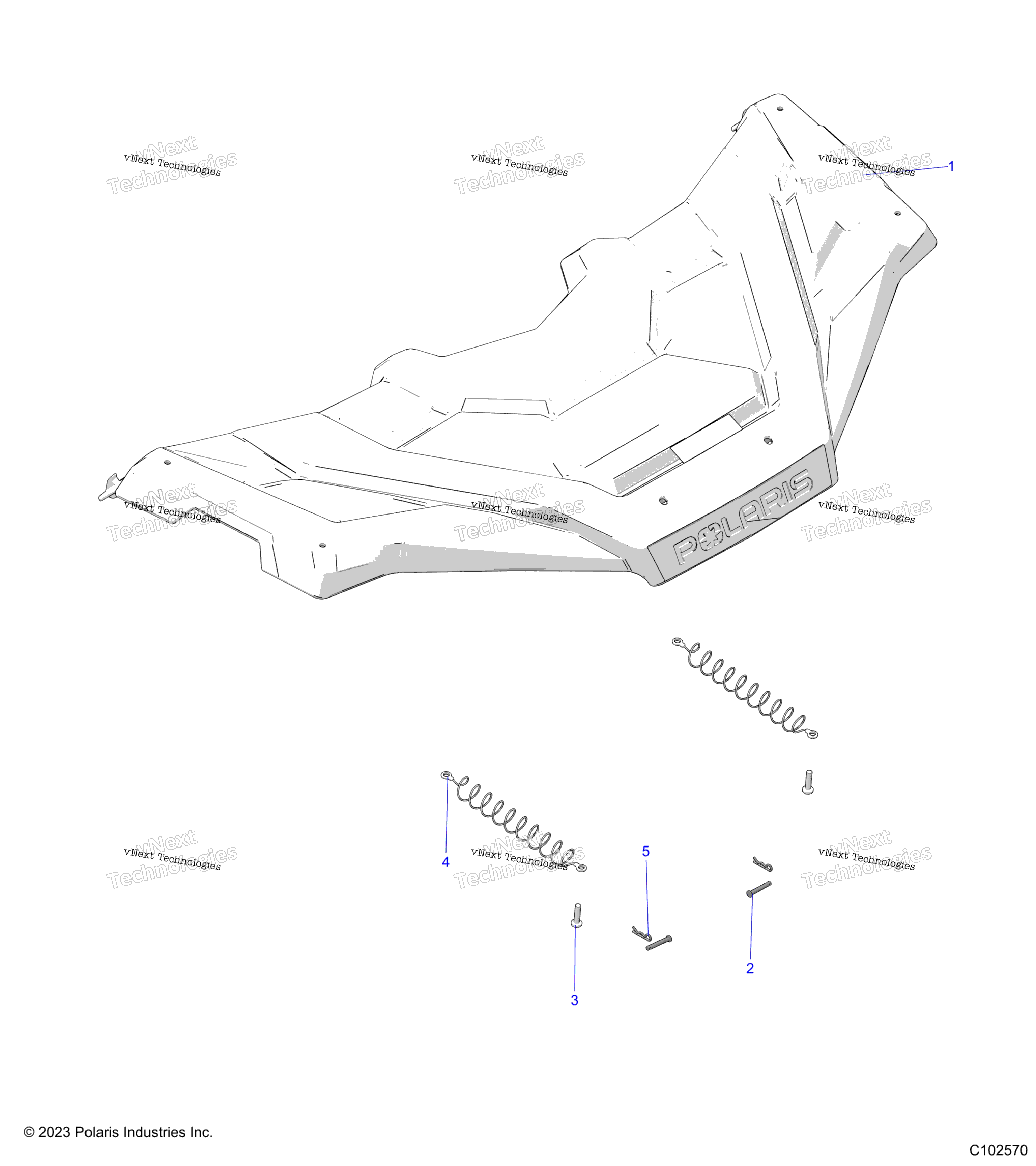 Body, передний полка A24see57a1 / A3 / A6 / A9 / B1 / B3 / B6 / B9