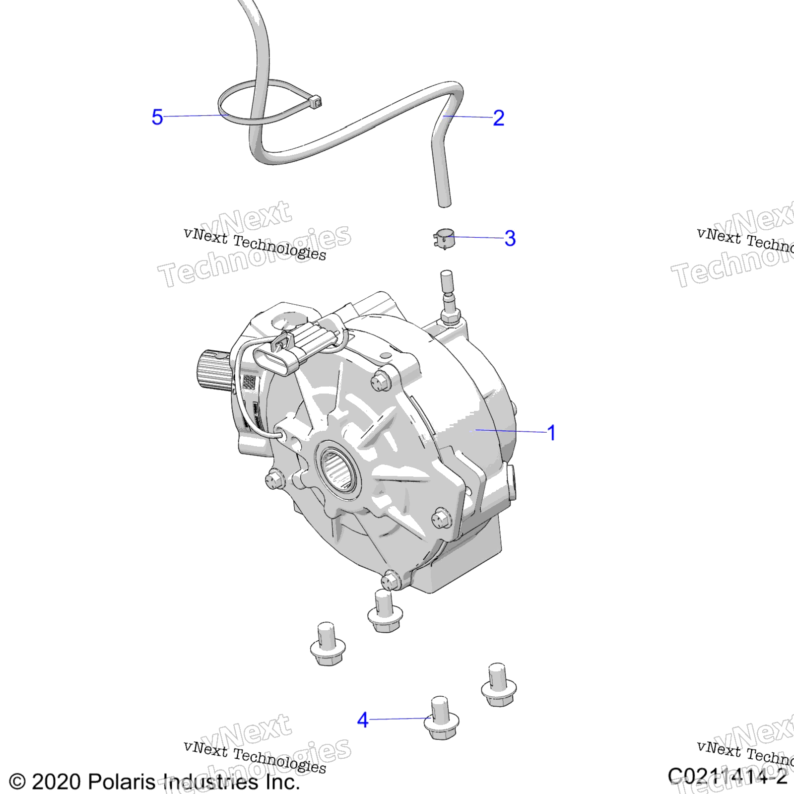 Трансмиссия, передний редуктор Mounting A24see57a1/A3/A6/A9/B1/B3/B6/B9