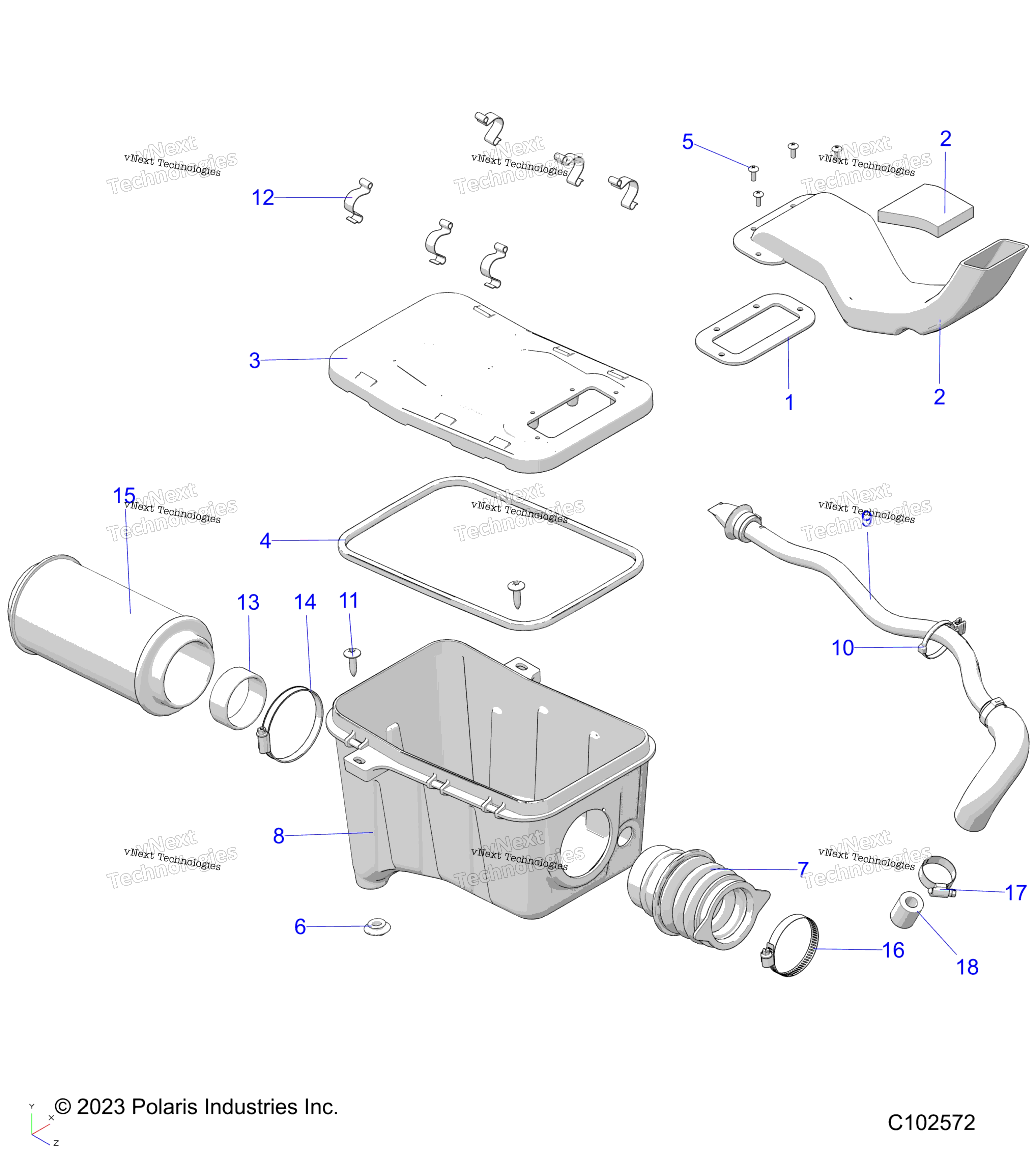 Двигатель, система впуска A24see57a1/A3/A6/A9/B1/B3/B6/B9